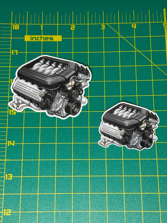 5.0L Coyote V8 Engine Sticker