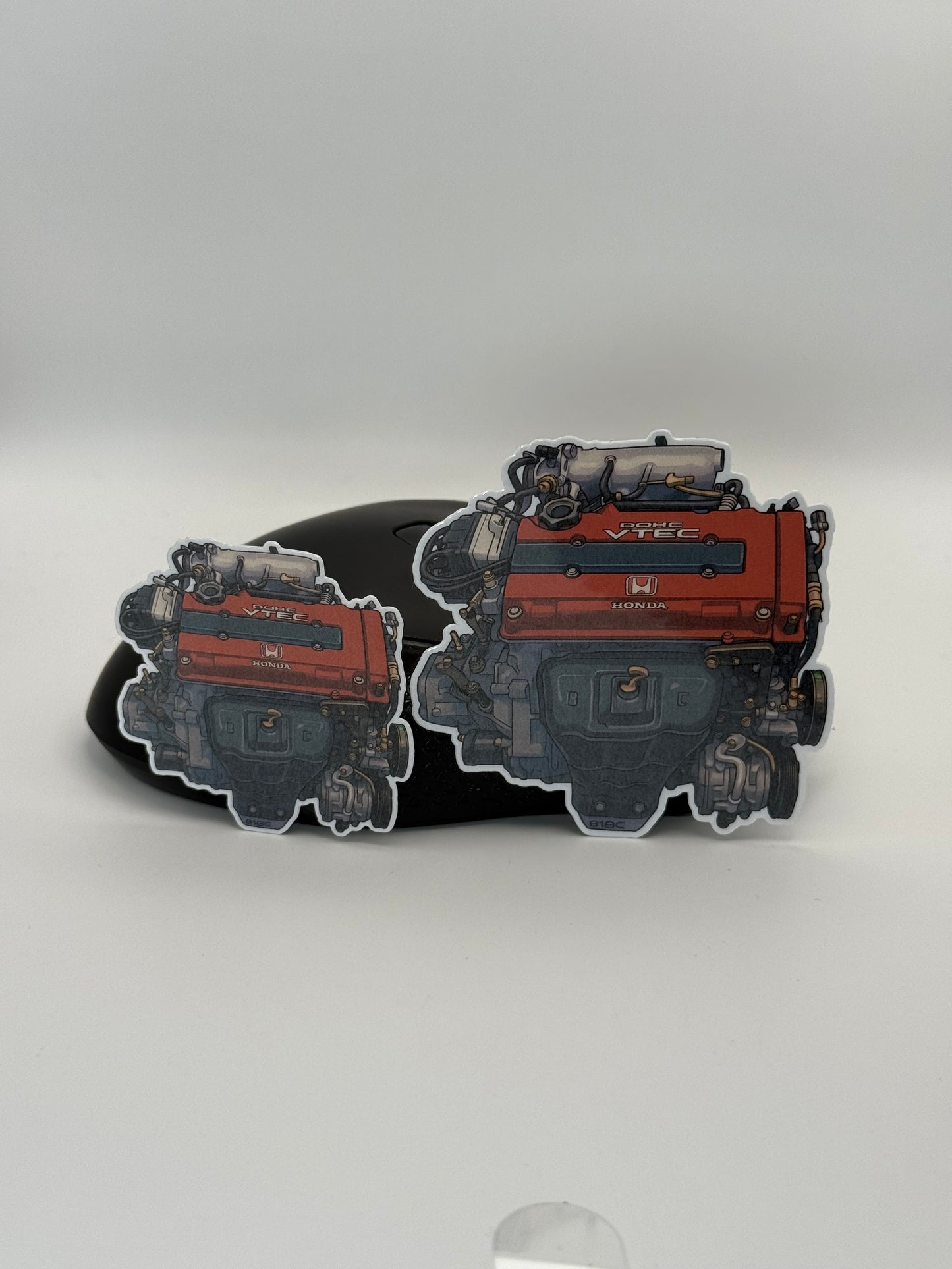 Honda B18C Type R Engine Sticker | Integra DC2 "Red Top" VTEC Decal