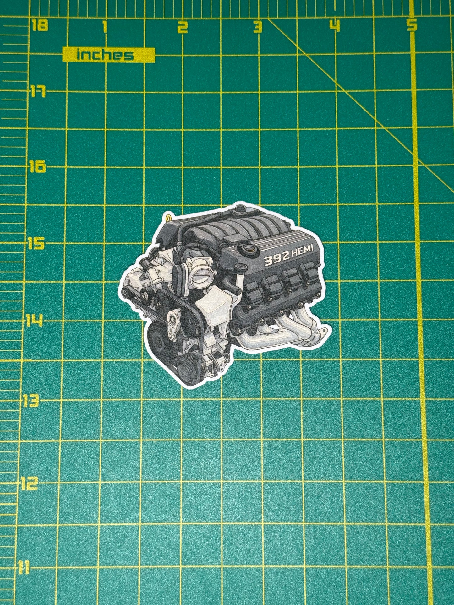 Mopar Hemi V8 Sticker Pack | 5.7L, 392 Scat Pack, Hellcat | 3-Piece Bundle