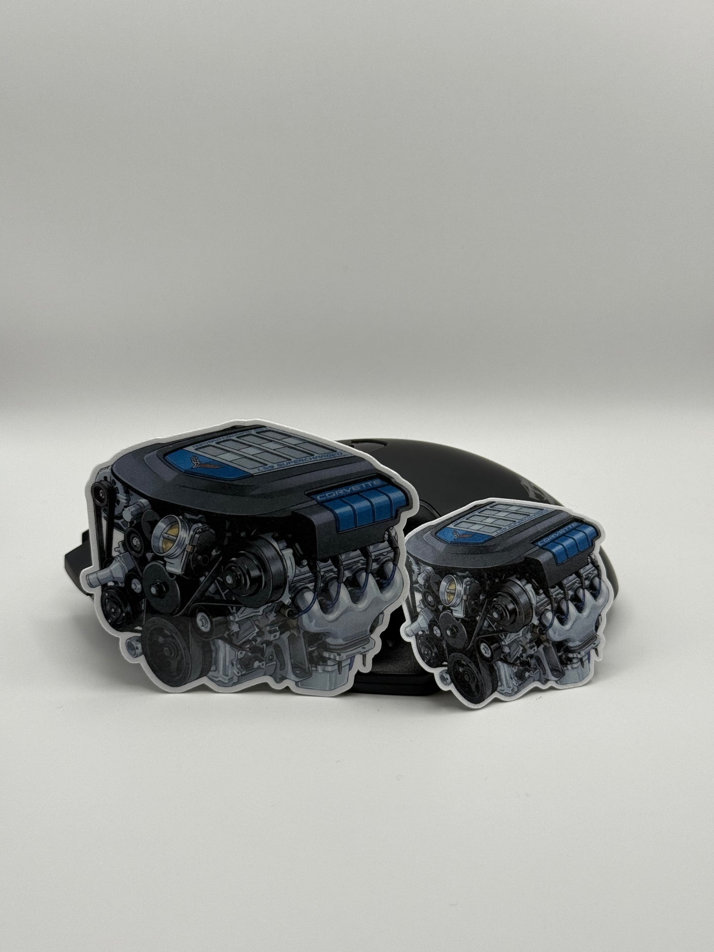 Chevrolet LS9 Supercharged "Blue Devil" Engine Sticker