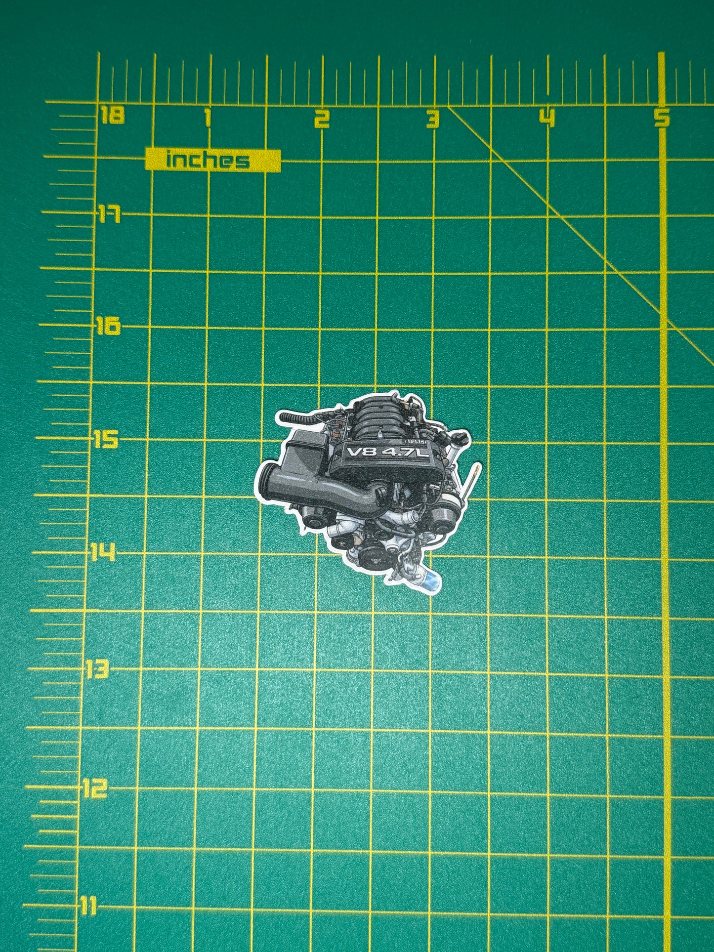 Toyota 2UZ-FE 4.7L V8 Engine Sticker | Tundra, Land Cruiser 100 & GX470 Decal
