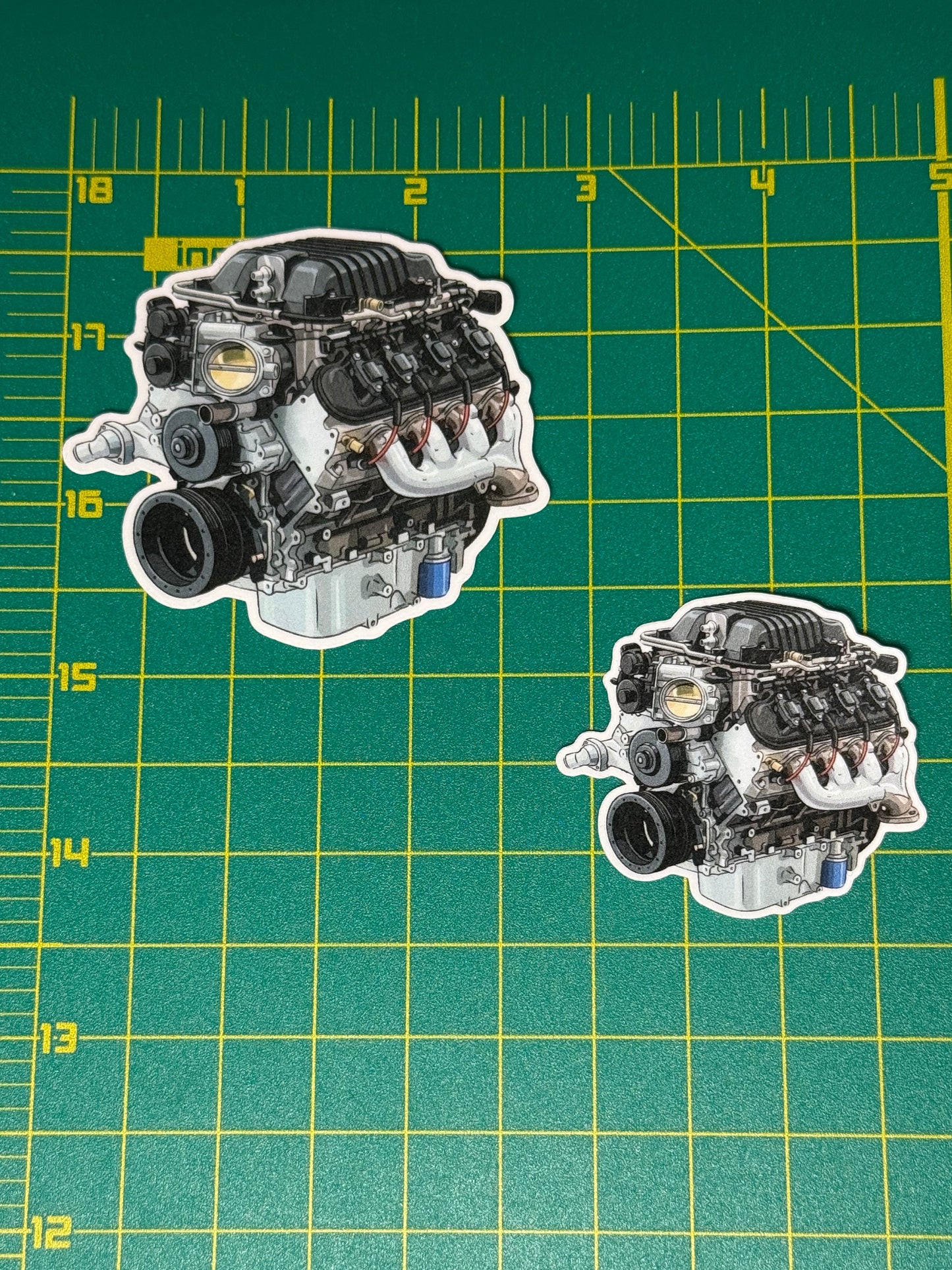 Chevrolet LSA Supercharged 6.2L V8 Engine Sticker