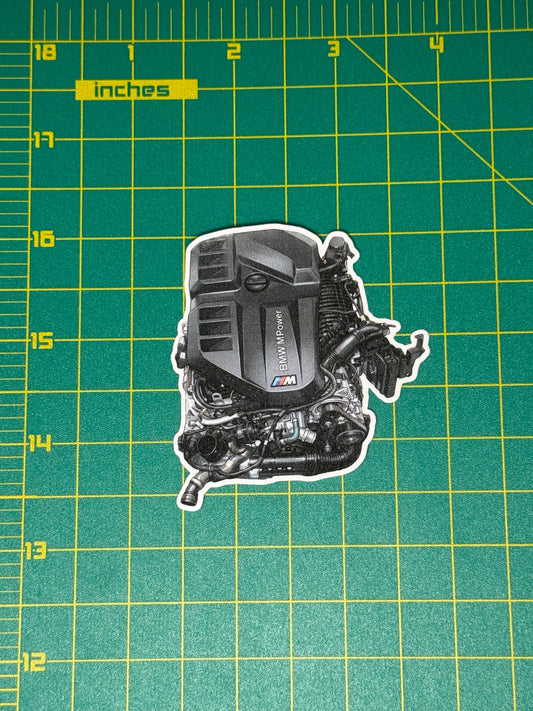 BMW S58 "M Power" Engine Sticker | G80 M3 & G82 M4 Twin Turbo Decal