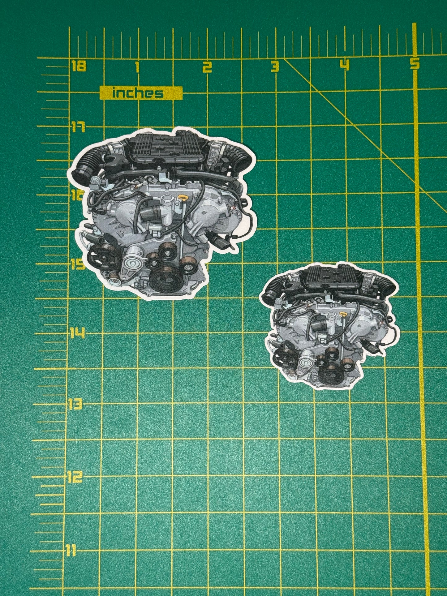 Nissan VQ35HR / VQ37VHR Engine Sticker | 350Z, 370Z & Infiniti G37 Dual Intake Decal