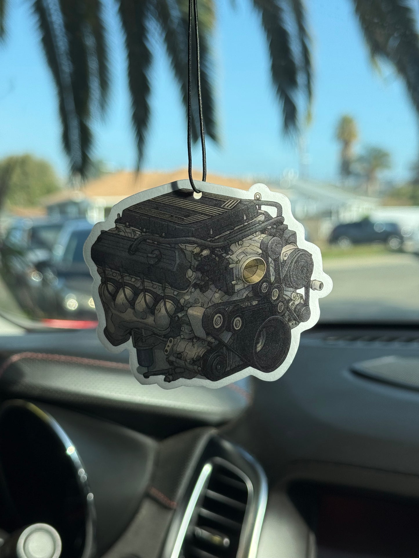 Chevy LT4 Supercharged V8 Engine Custom Air Freshener – Hermes Scent