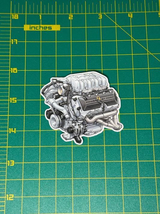 Ford 5.2L Predator Engine Sticker