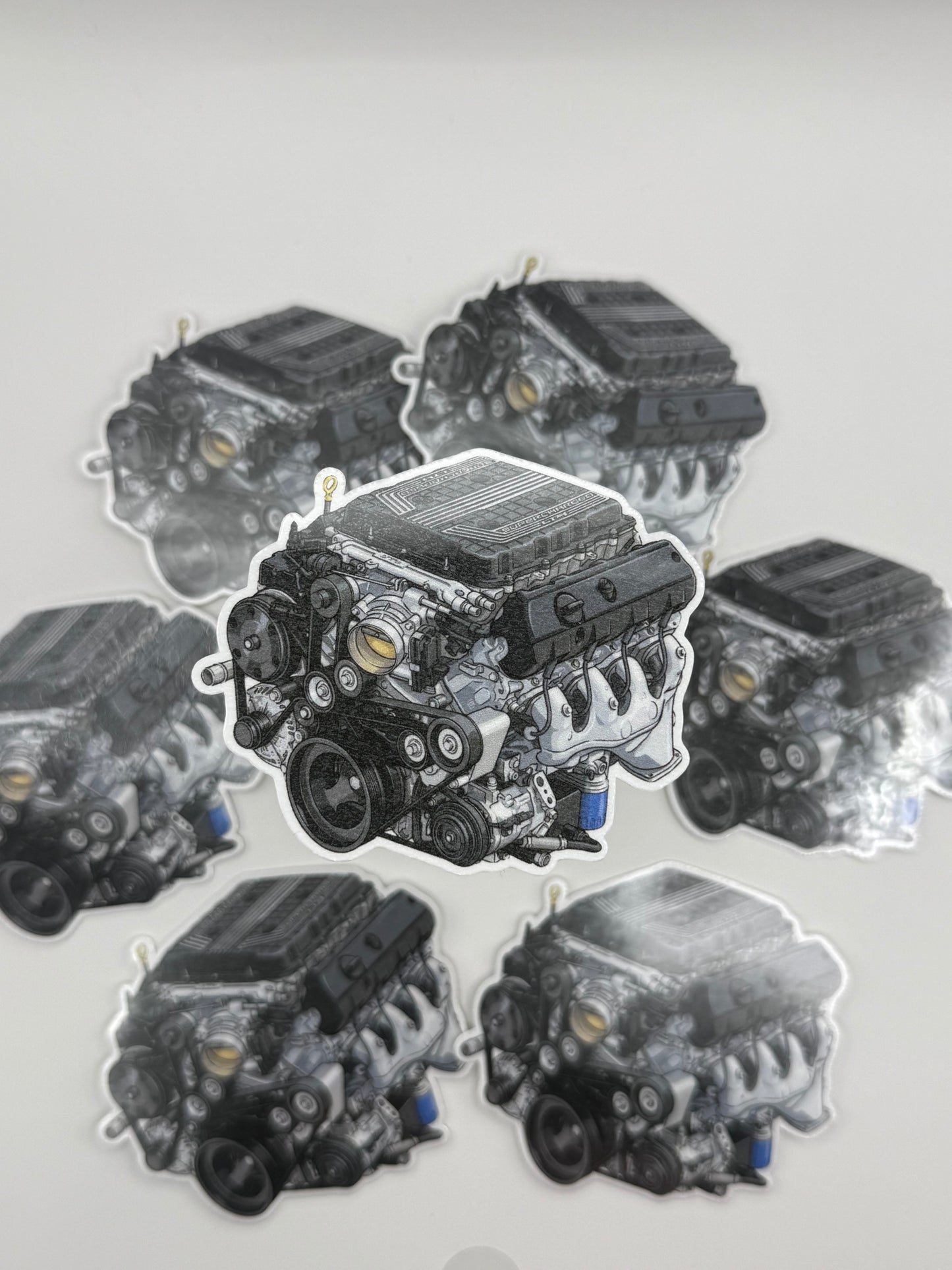 Chevrolet LT4 Supercharged 6.2L V8 Engine Sticker