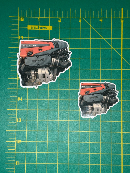 Honda K20C1 Type R Engine Sticker | Civic FK8 & FL5 Turbo Decal
