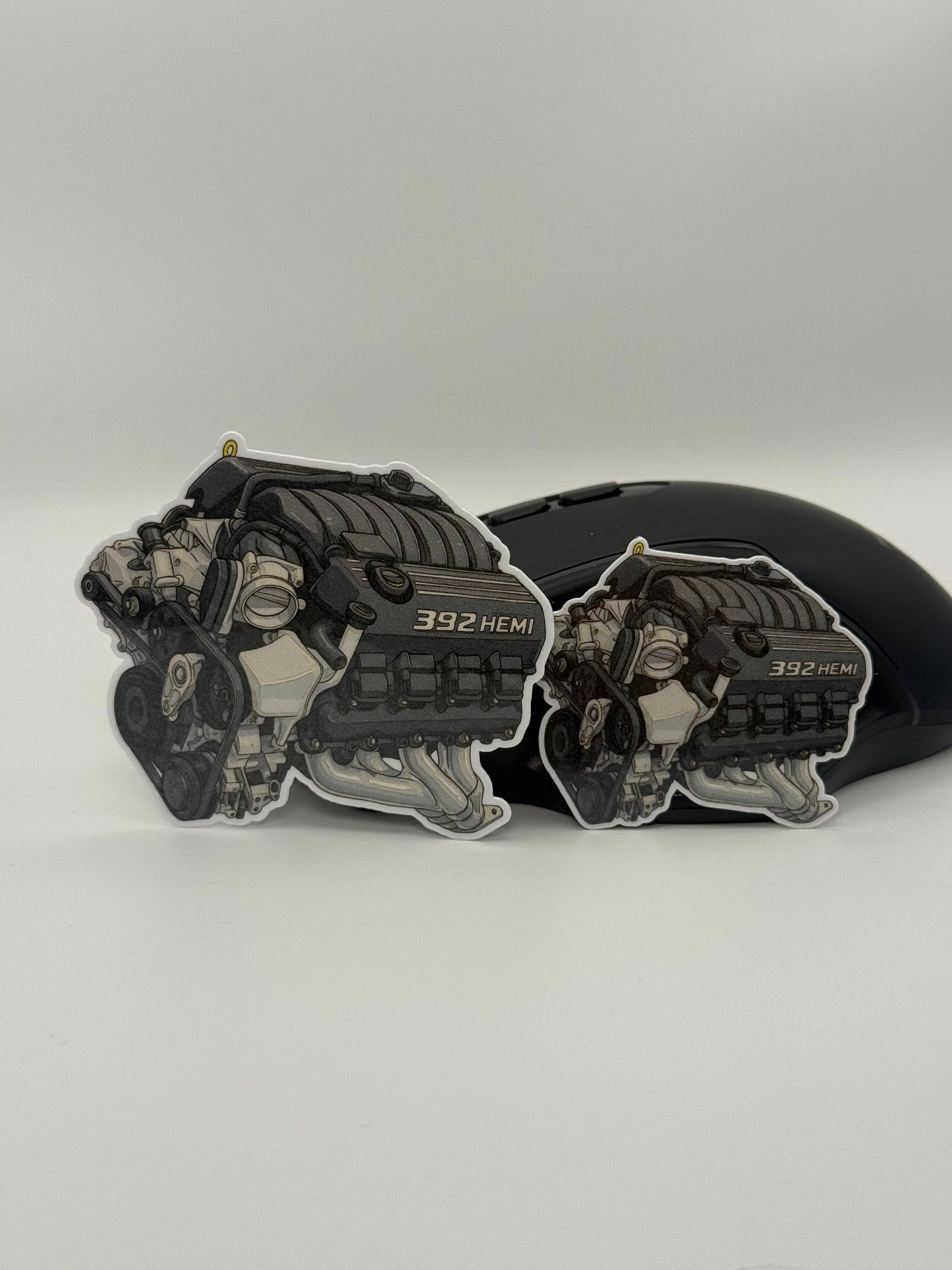 392 HEMI 6.4L V8 Engine Sticker