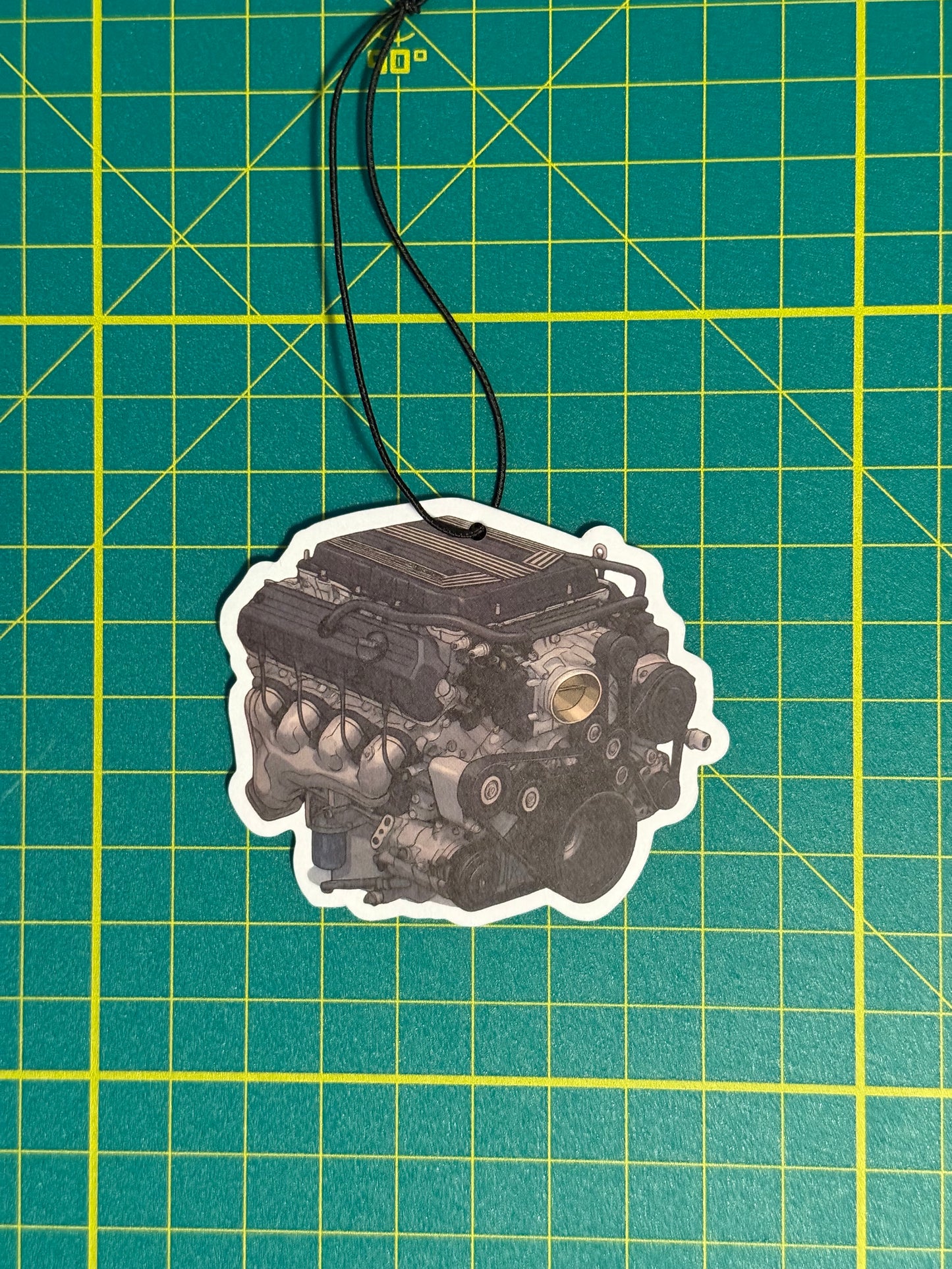Chevy LT4 Supercharged V8 Engine Custom Air Freshener – Hermes Scent