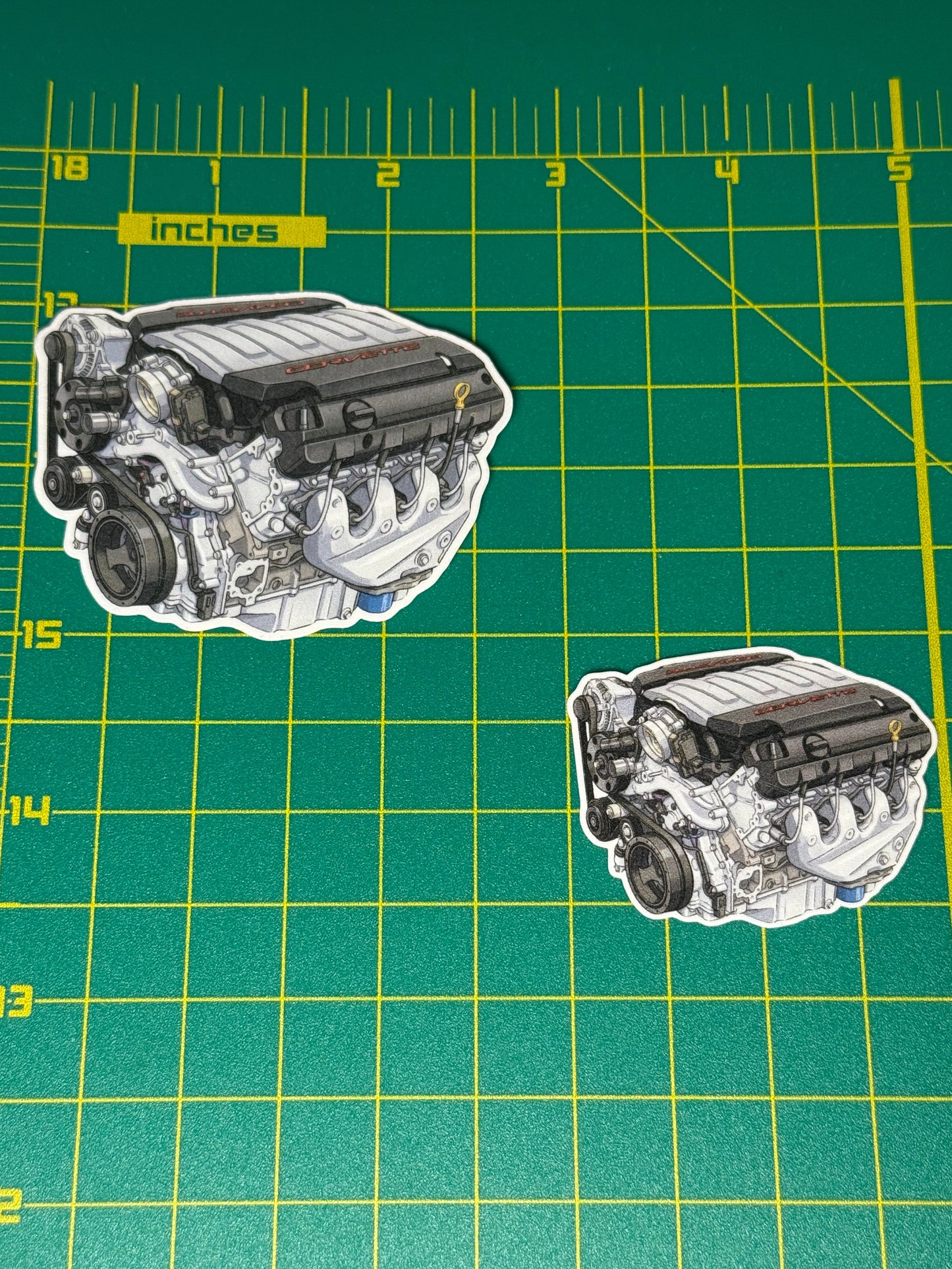 Chevrolet LT1 6.2L V8 Engine Sticker