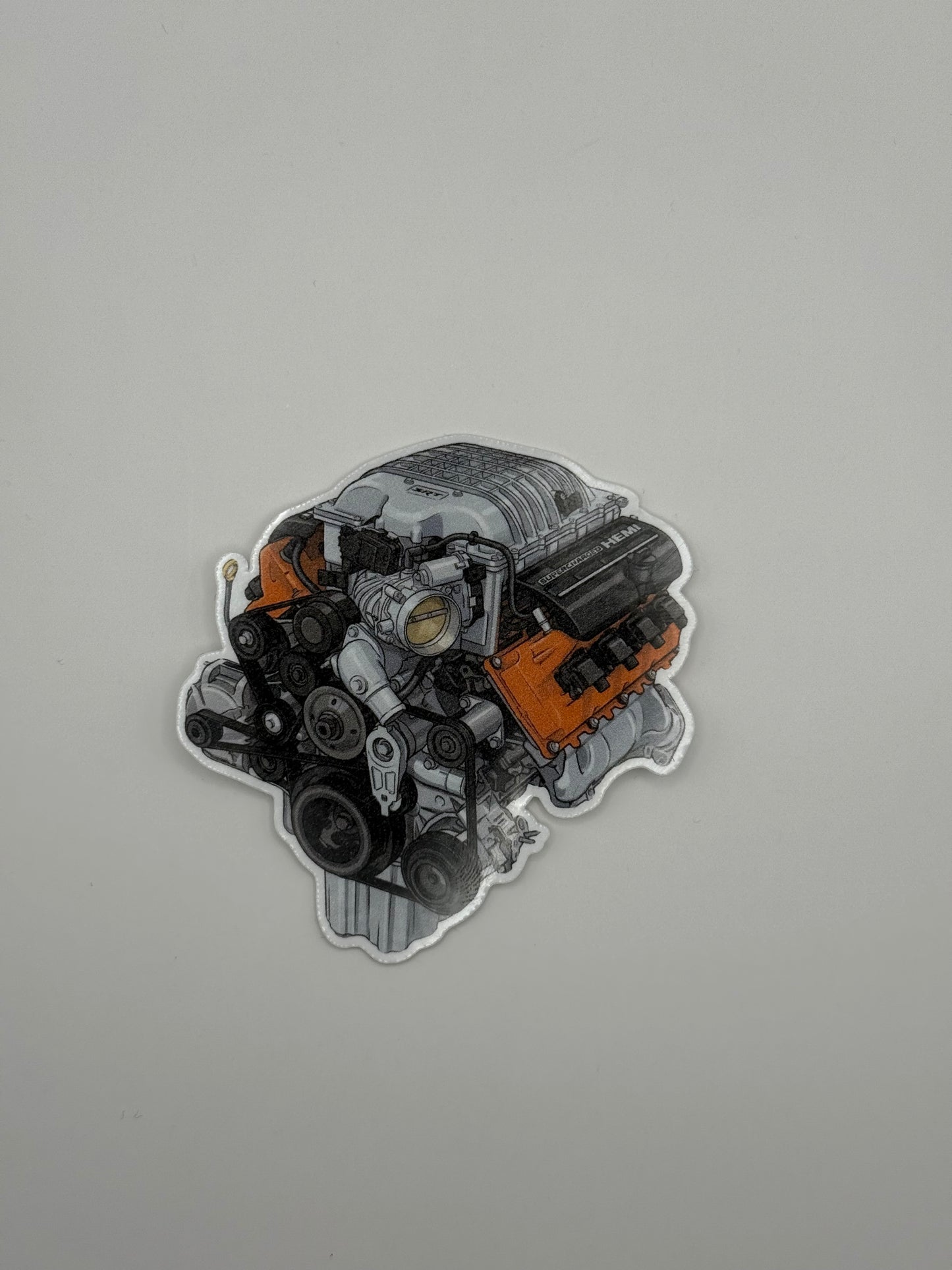 Hellcat 6.2L Supercharged HEMI Engine Sticker