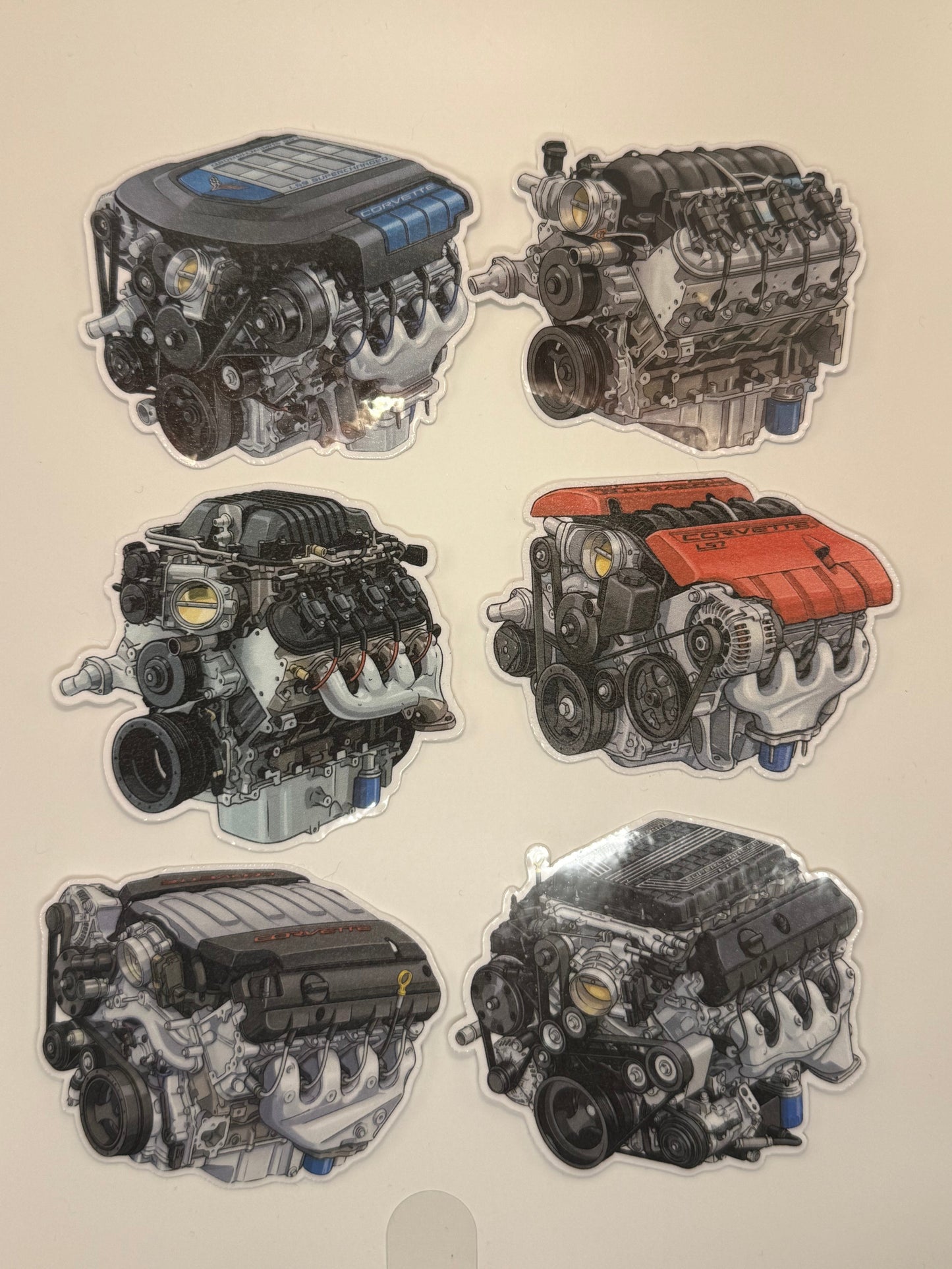 The Ultimate Modern Chevy V8 Sticker Collection (6-Pack)