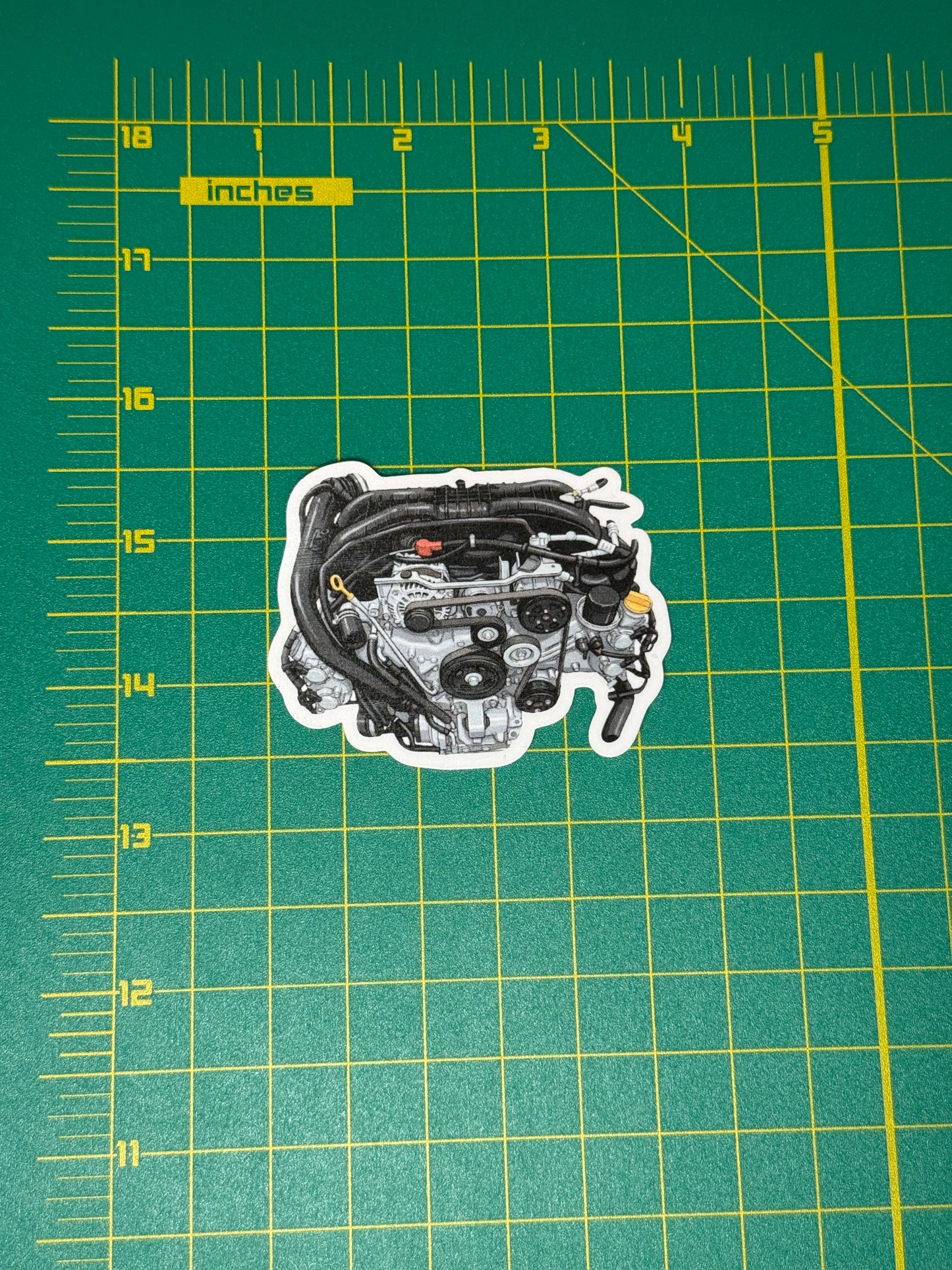 Subaru FA20 DIT Turbo Engine Sticker | WRX (2015+) & Forester XT Decal