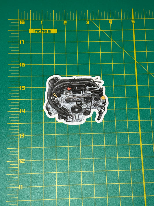 Subaru FA20 DIT Turbo Engine Sticker | WRX (2015+) & Forester XT Decal