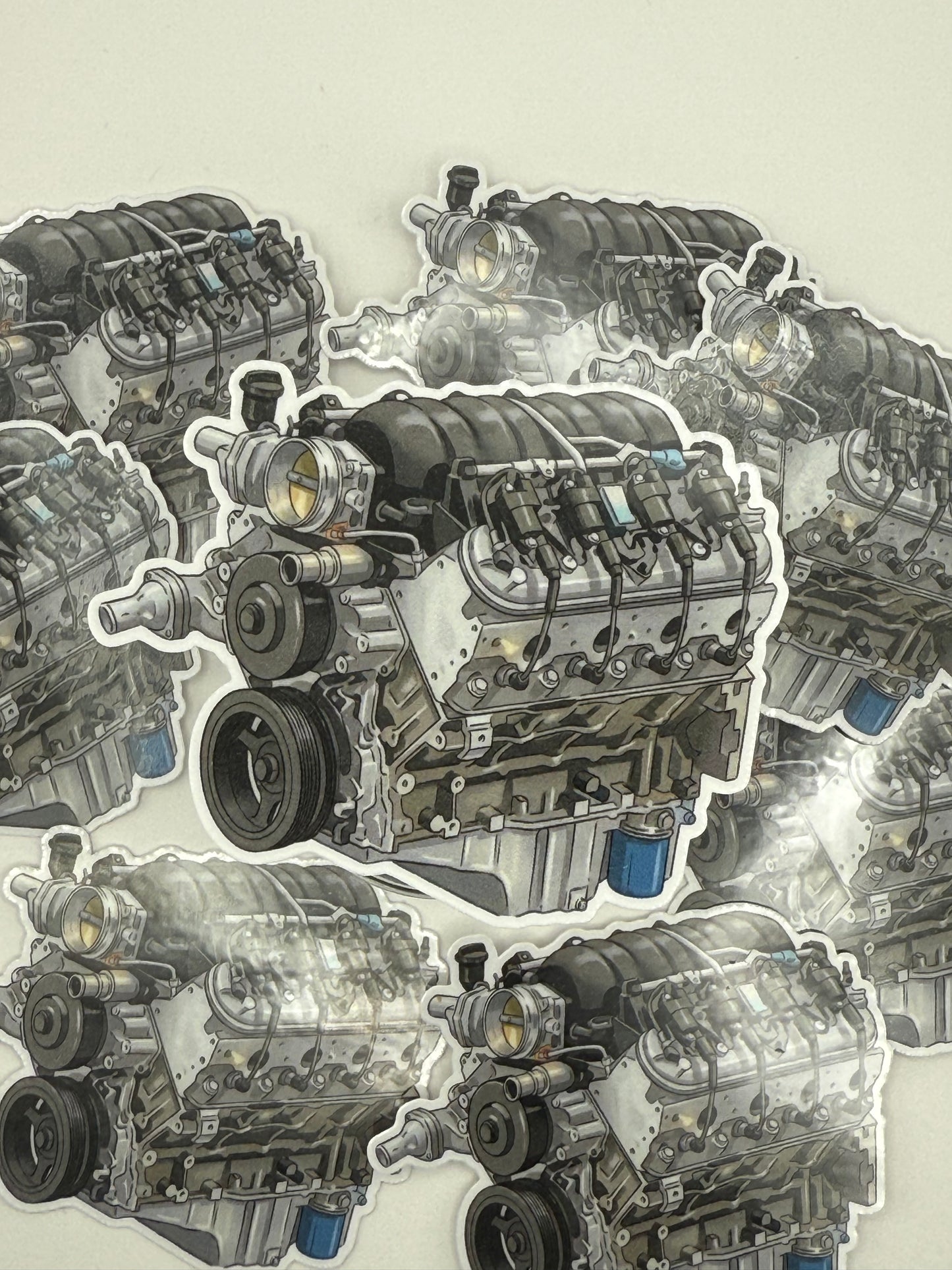 LS3 6.2L V8 Engine Sticker