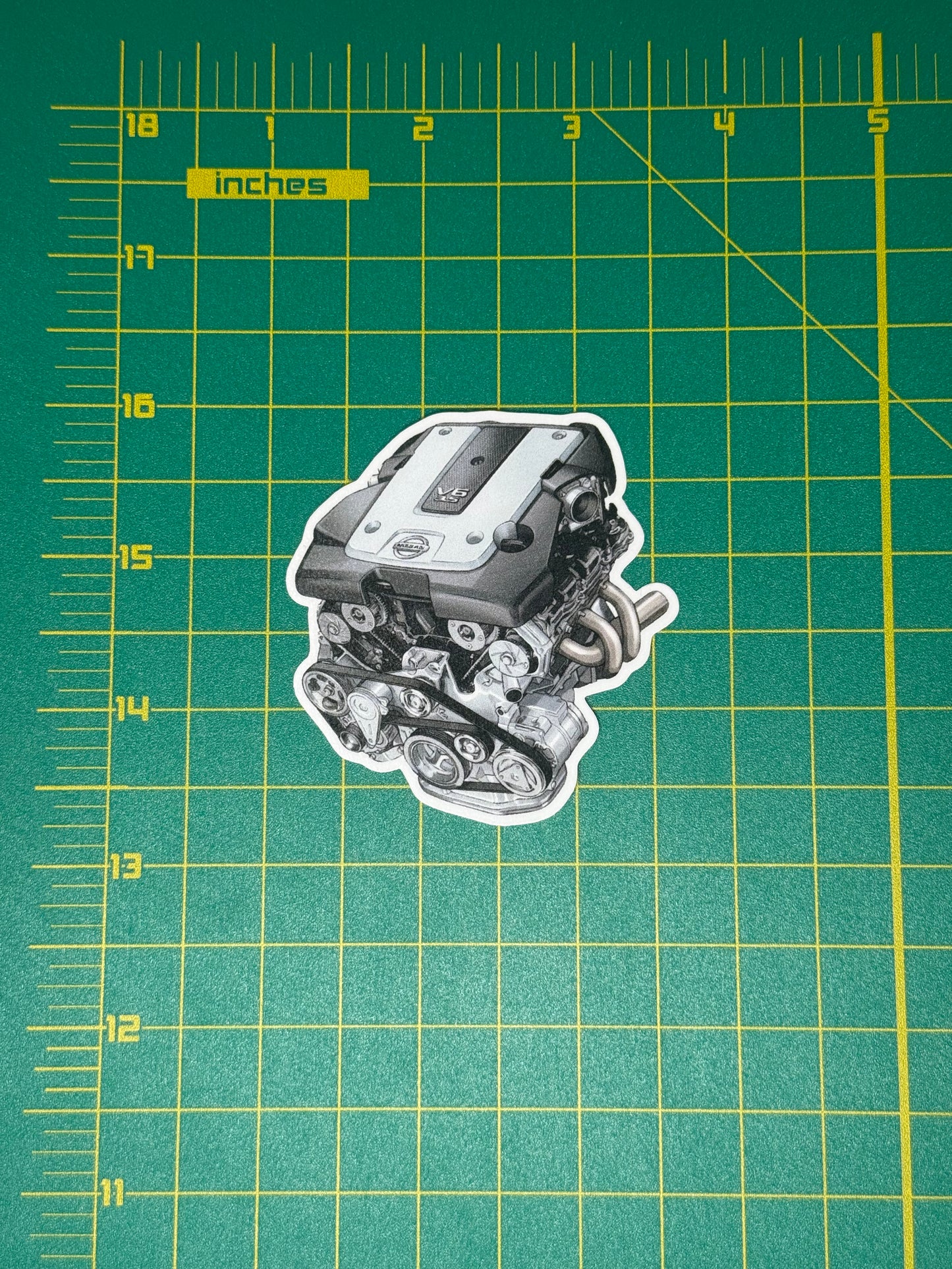 Nissan VQ35DE Engine Sticker | 350Z (Z33) & G35 (V35) Single Intake Decal