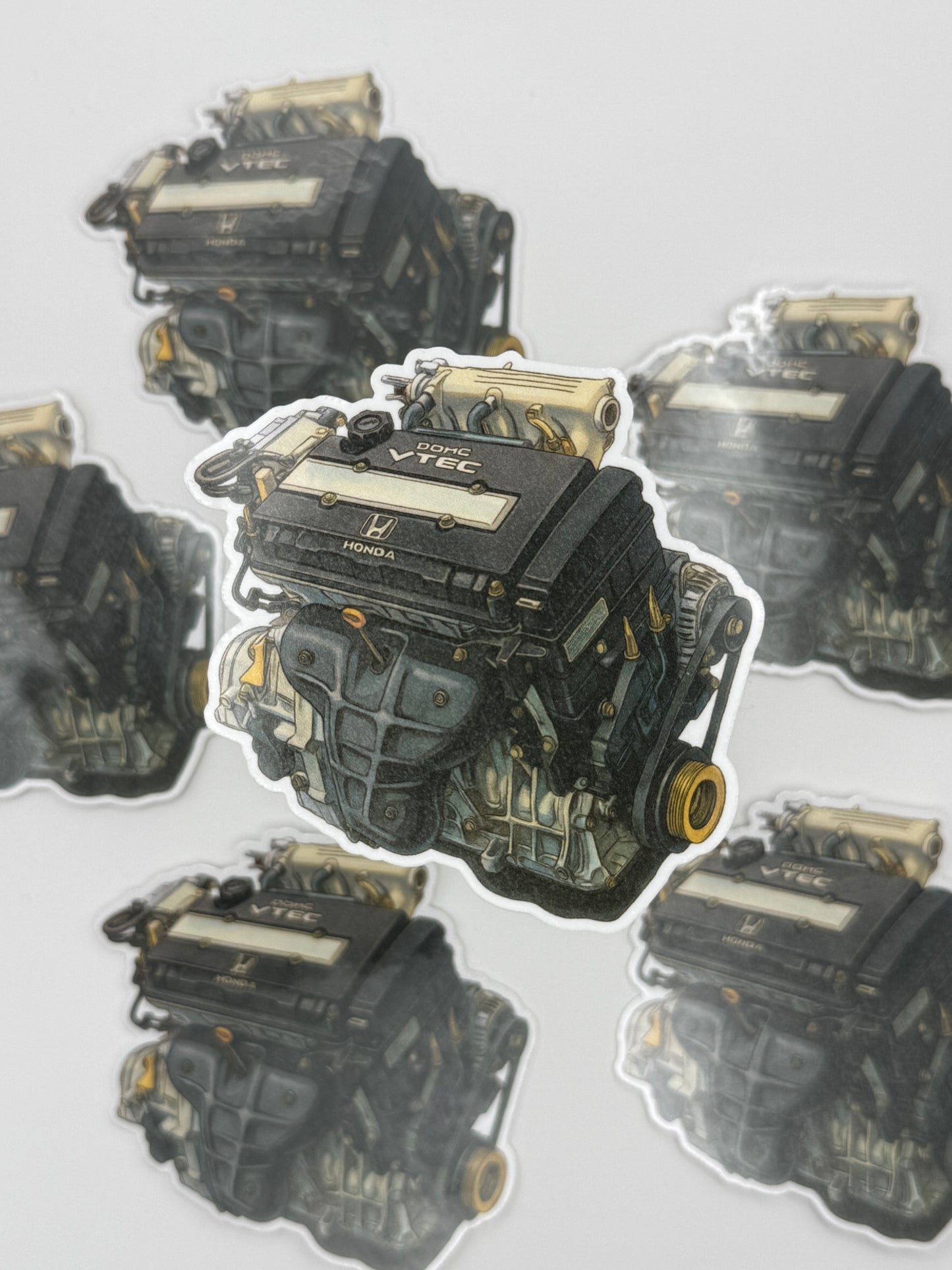 Honda B16A SiR "Black Top" Engine Sticker | Civic EG6, EM1 & CRX VTEC Decal