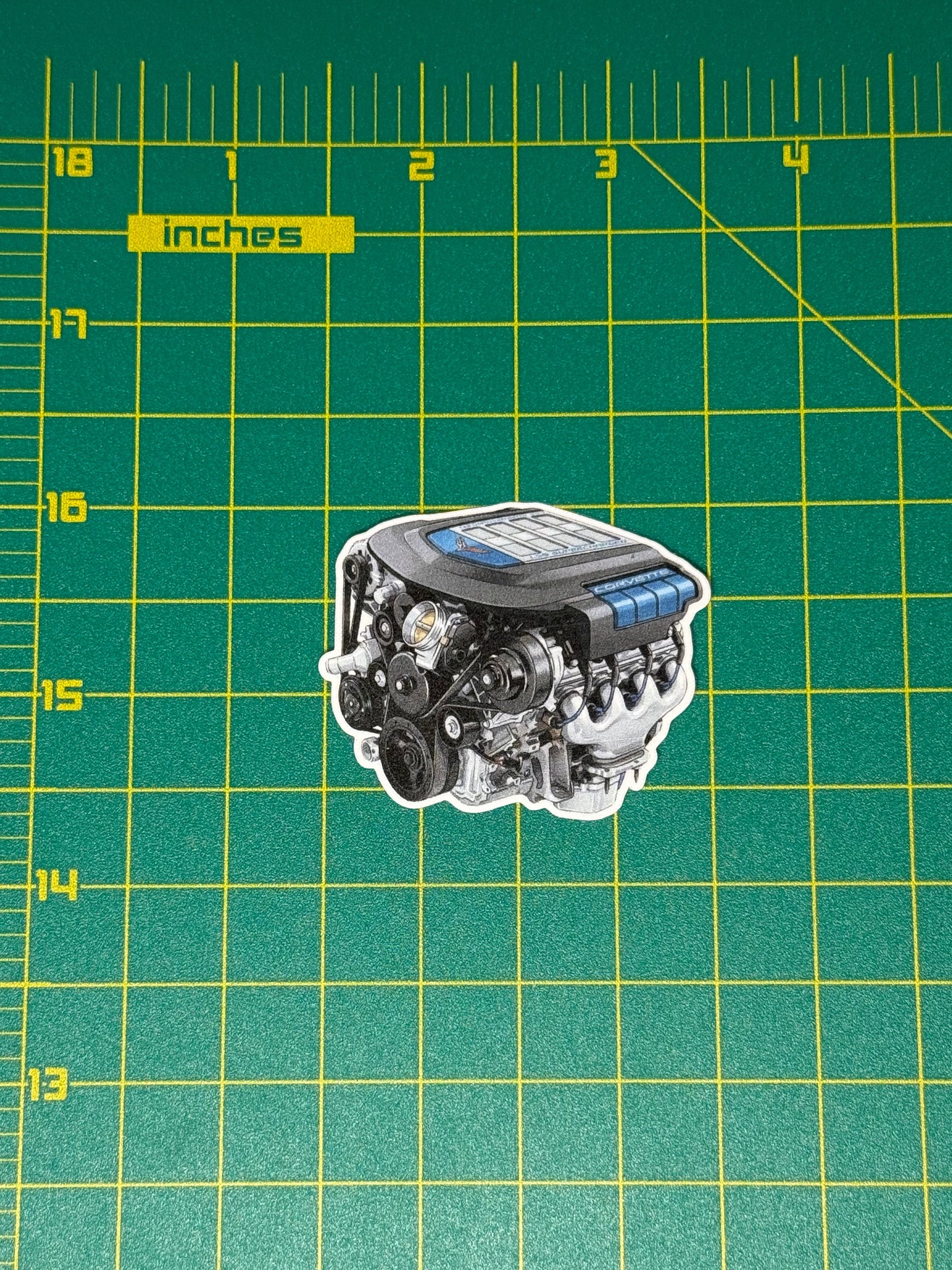 Chevrolet LS9 Supercharged "Blue Devil" Engine Sticker