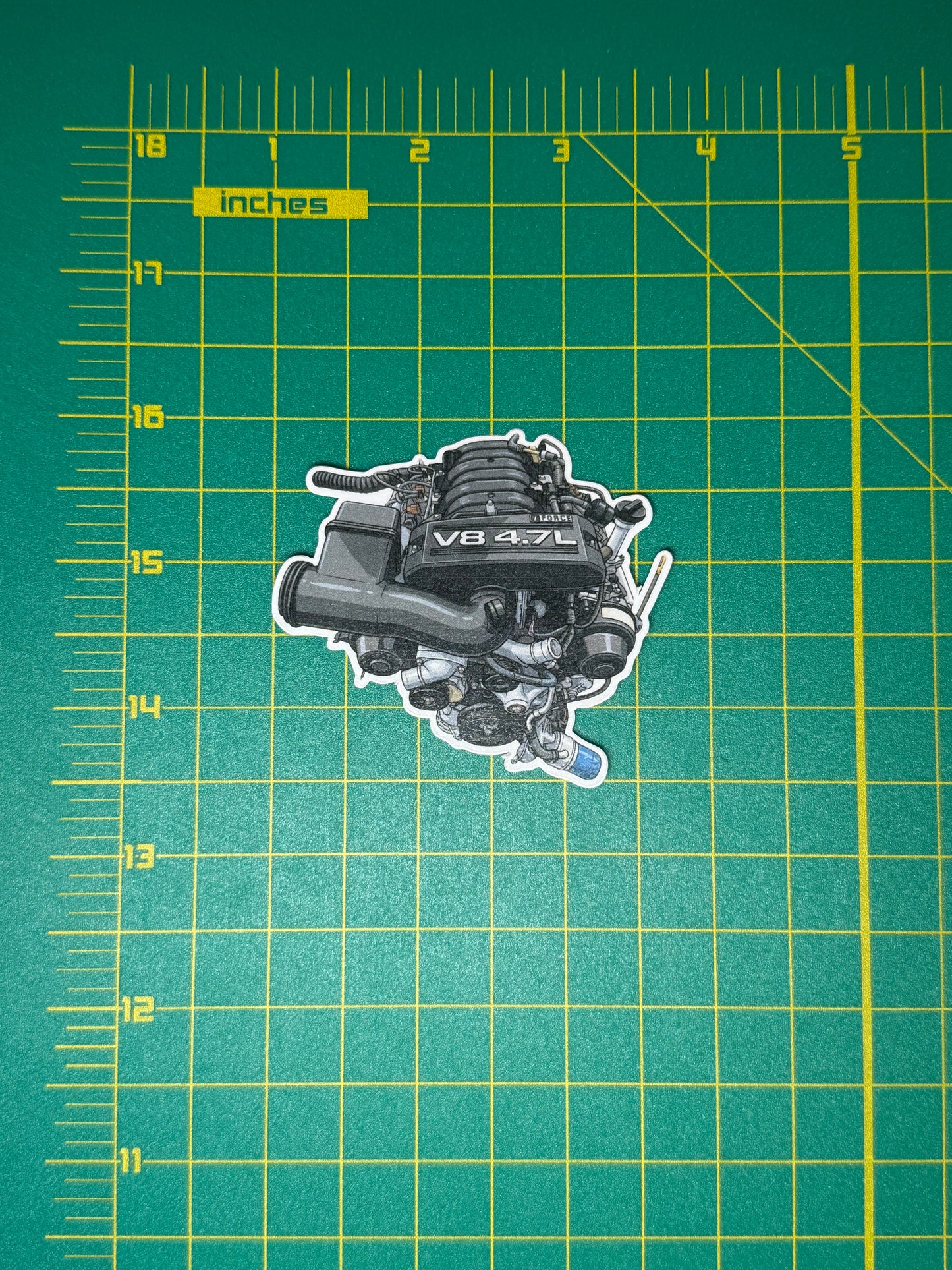 Toyota 2UZ-FE 4.7L V8 Engine Sticker | Tundra, Land Cruiser 100 & GX470 Decal