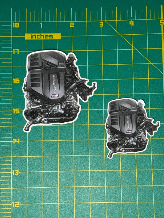 BMW S58 "M Power" Engine Sticker | G80 M3 & G82 M4 Twin Turbo Decal