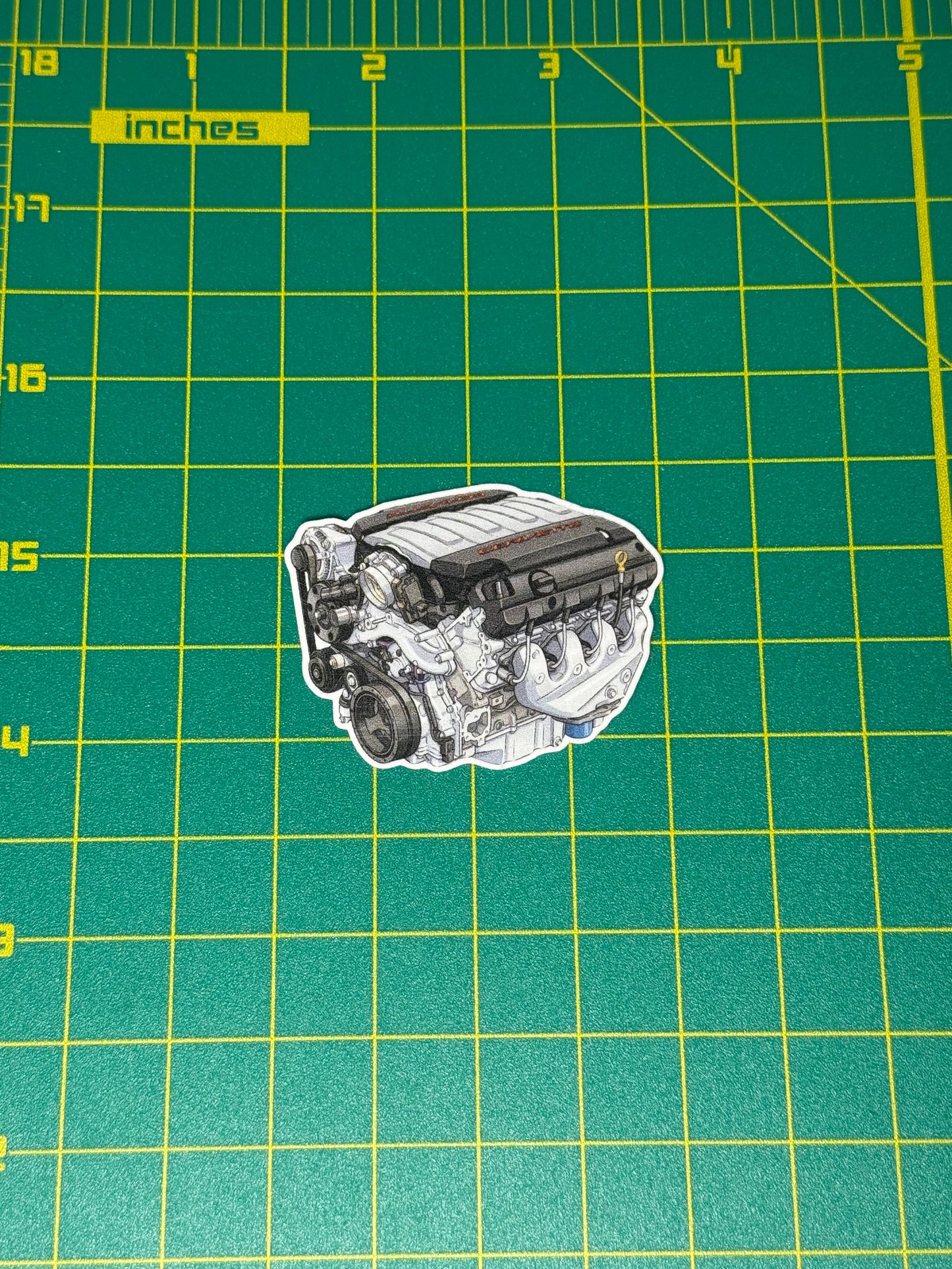 Chevrolet LT1 6.2L V8 Engine Sticker