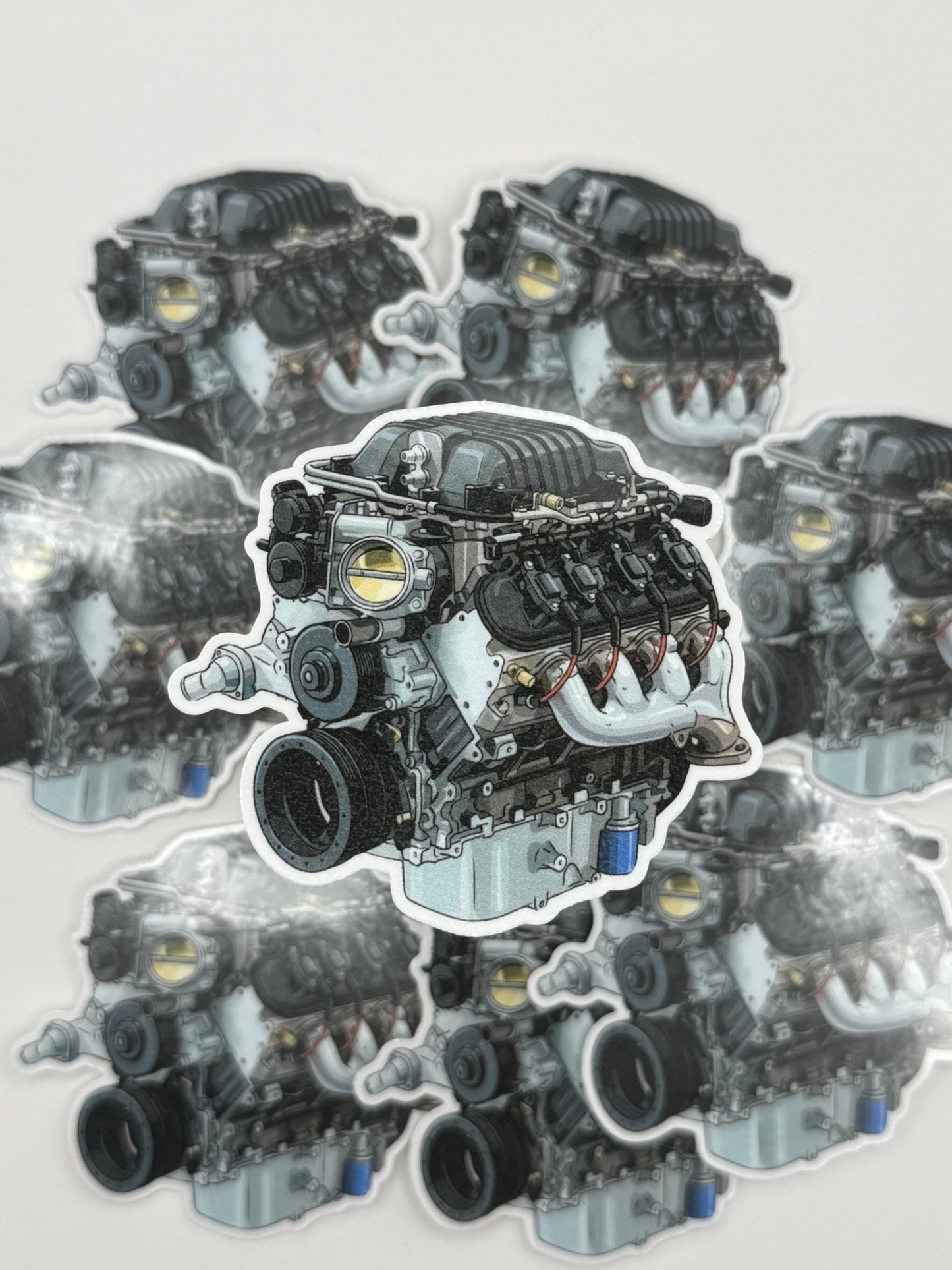 Chevrolet LSA Supercharged 6.2L V8 Engine Sticker