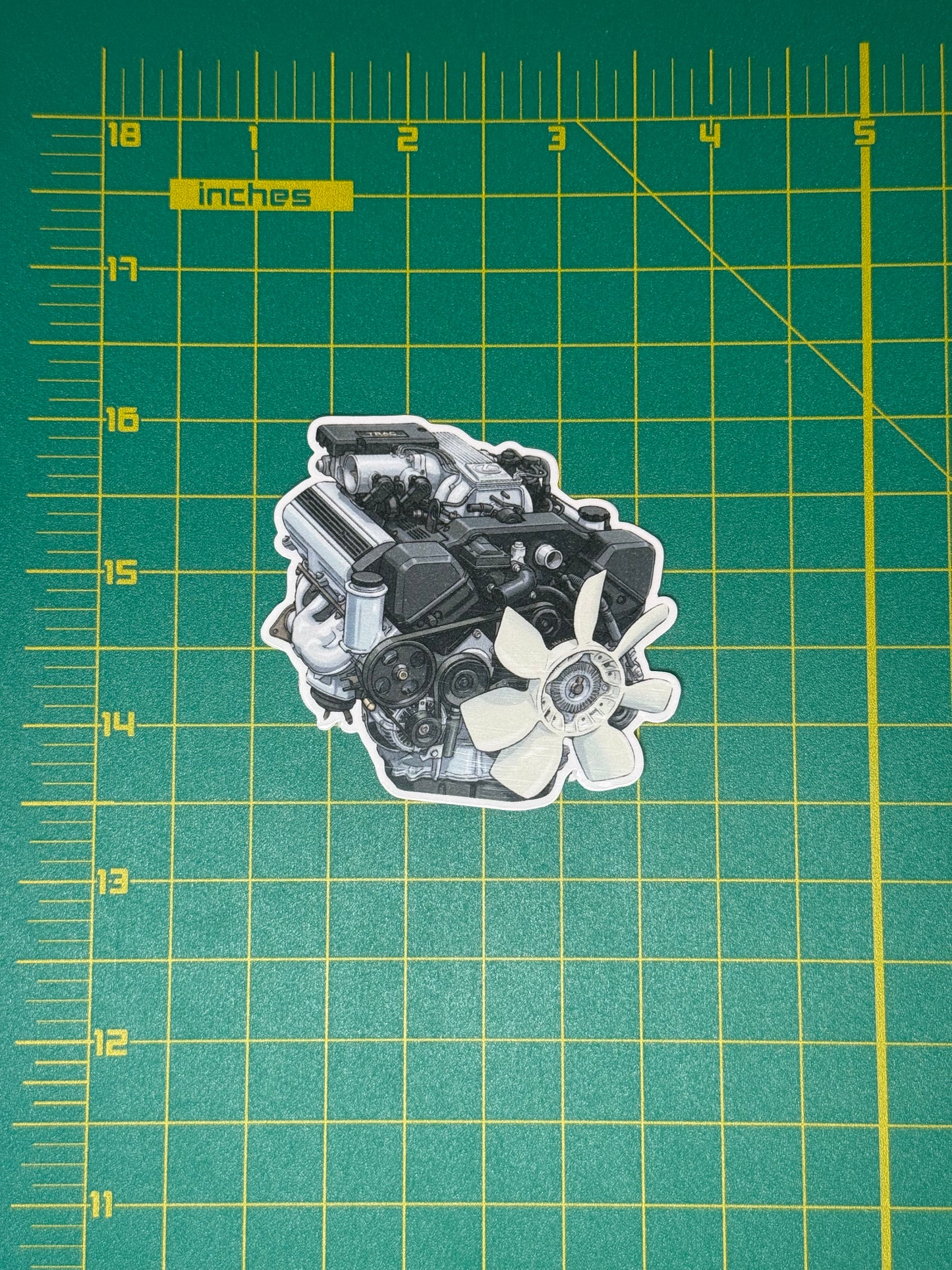 Lexus 1UZ-FE V8 Engine Sticker | LS400, SC400 & Drift Swap Decal