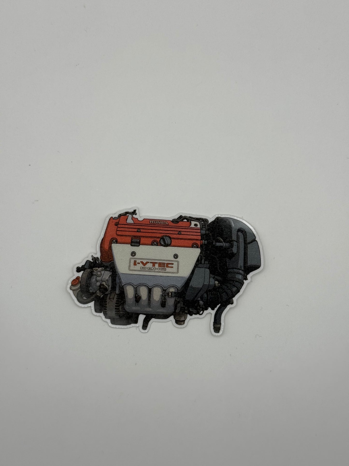 Honda K20A Type R Engine Sticker | Integra DC5 & Civic EP3 Red Top Decal