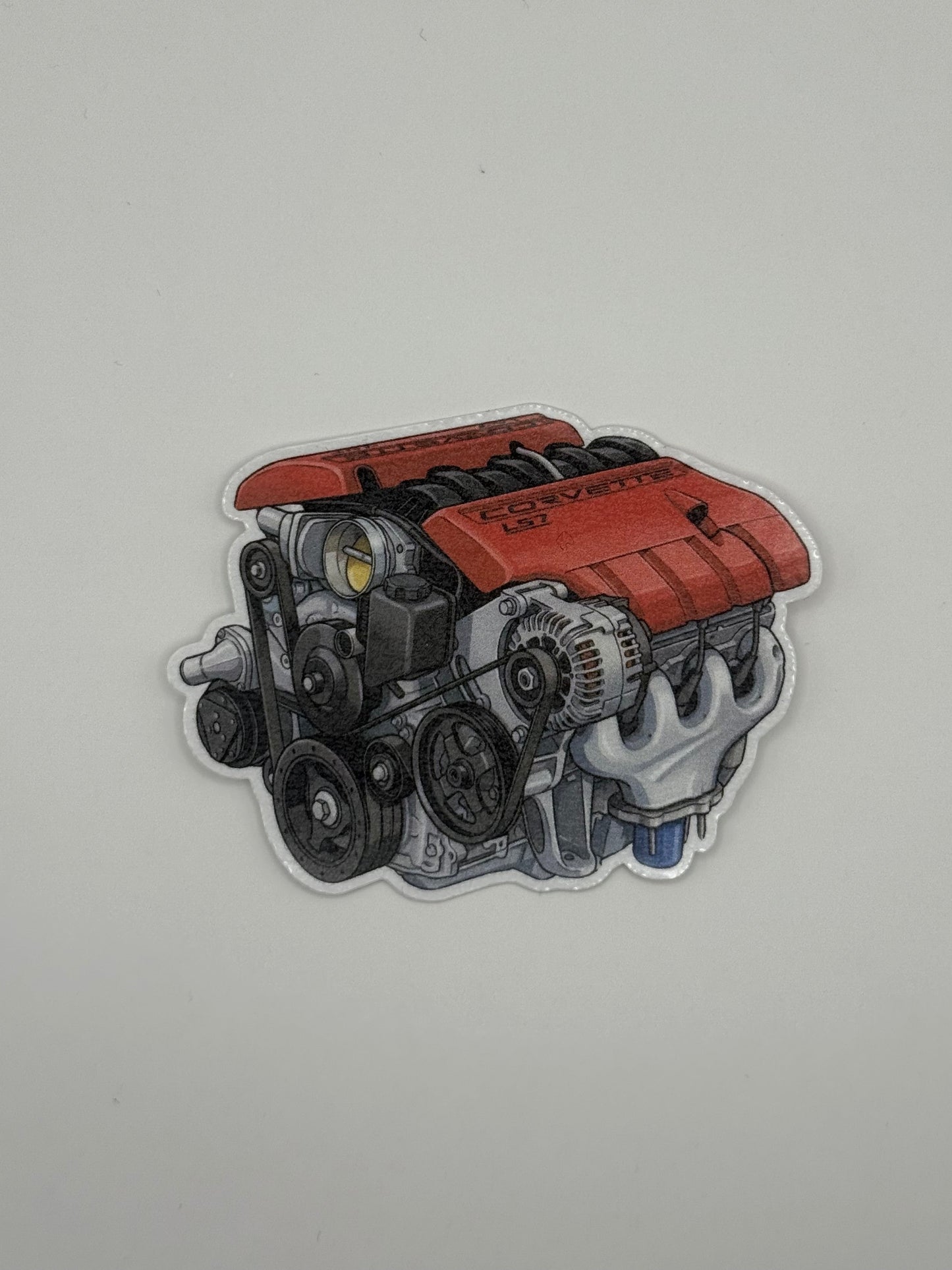 LS7 7.0L "427" V8 Engine Sticker