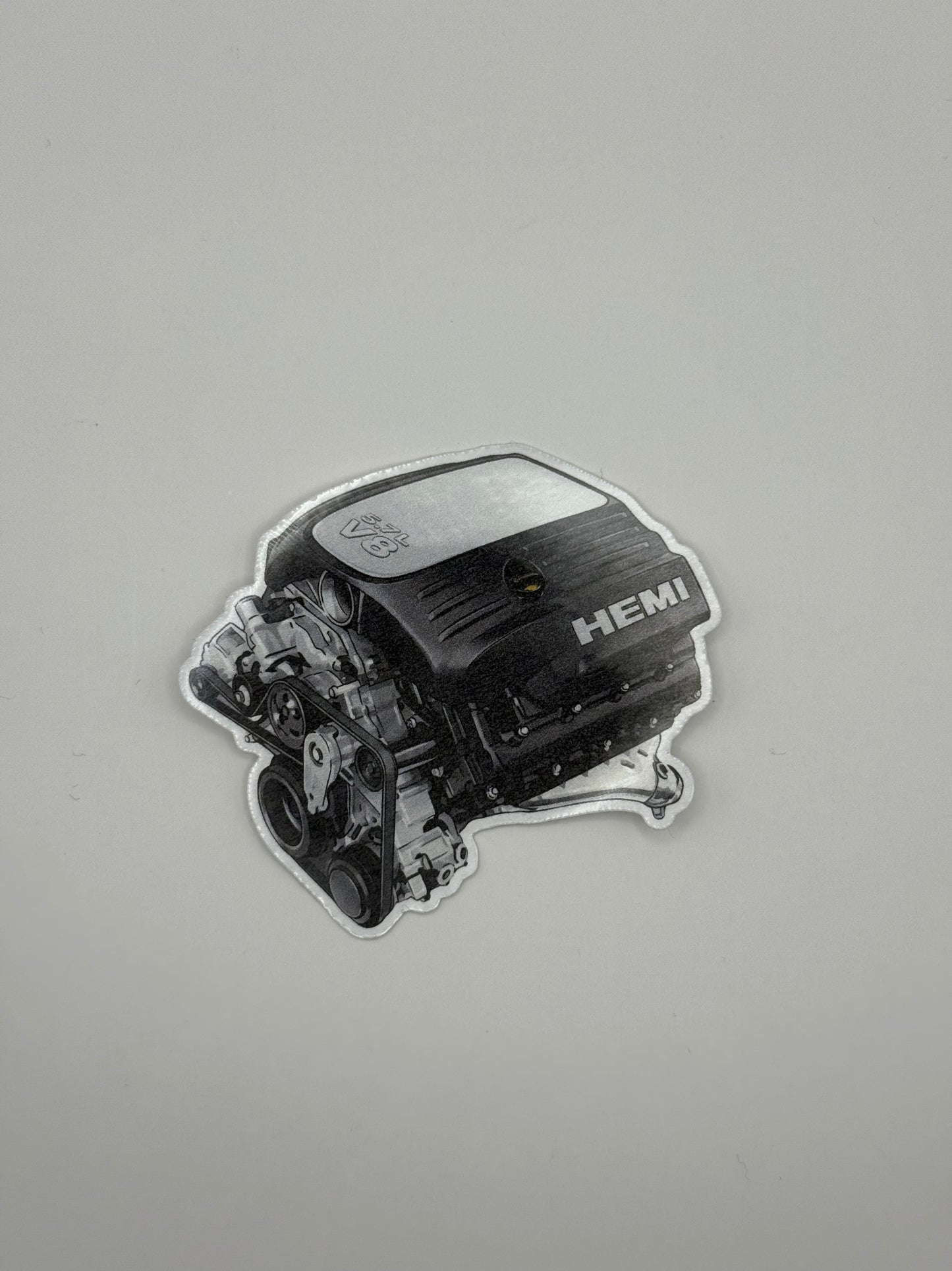 5.7L HEMI V8 Engine Die-Cut Sticker