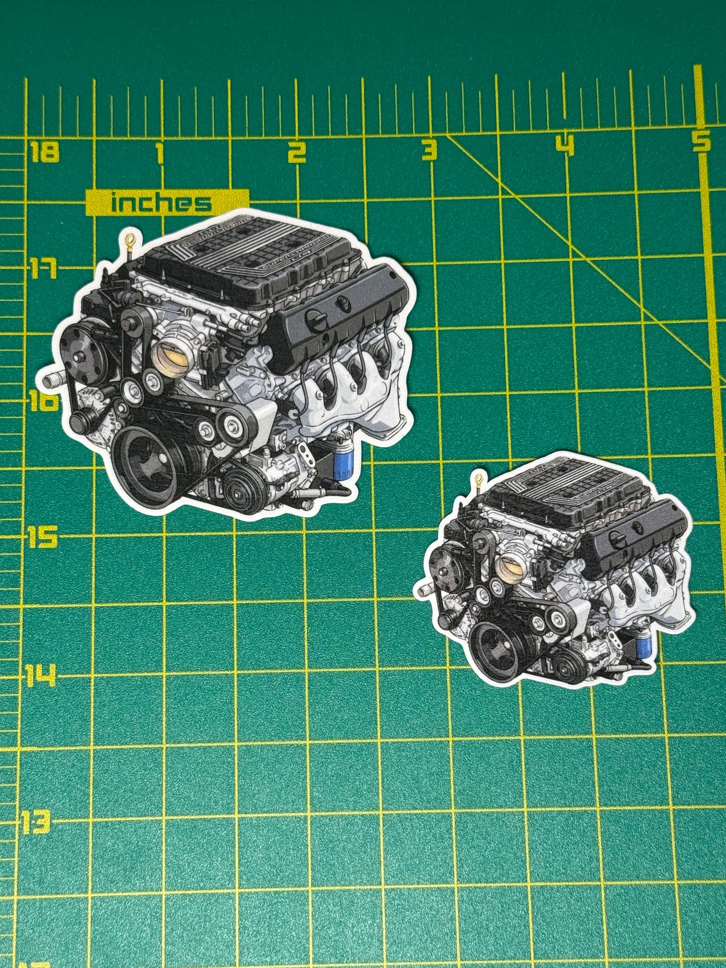 Chevrolet LT4 Supercharged 6.2L V8 Engine Sticker