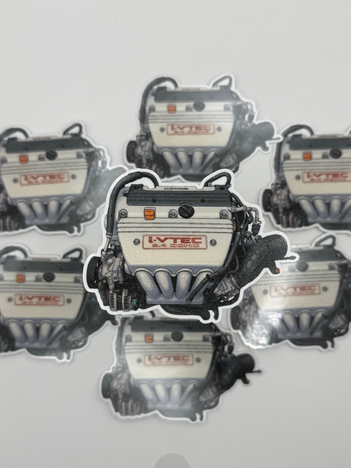 Honda K24A 2.4L i-VTEC Engine Sticker | Acura TSX (CL9) & K-Swap Decal