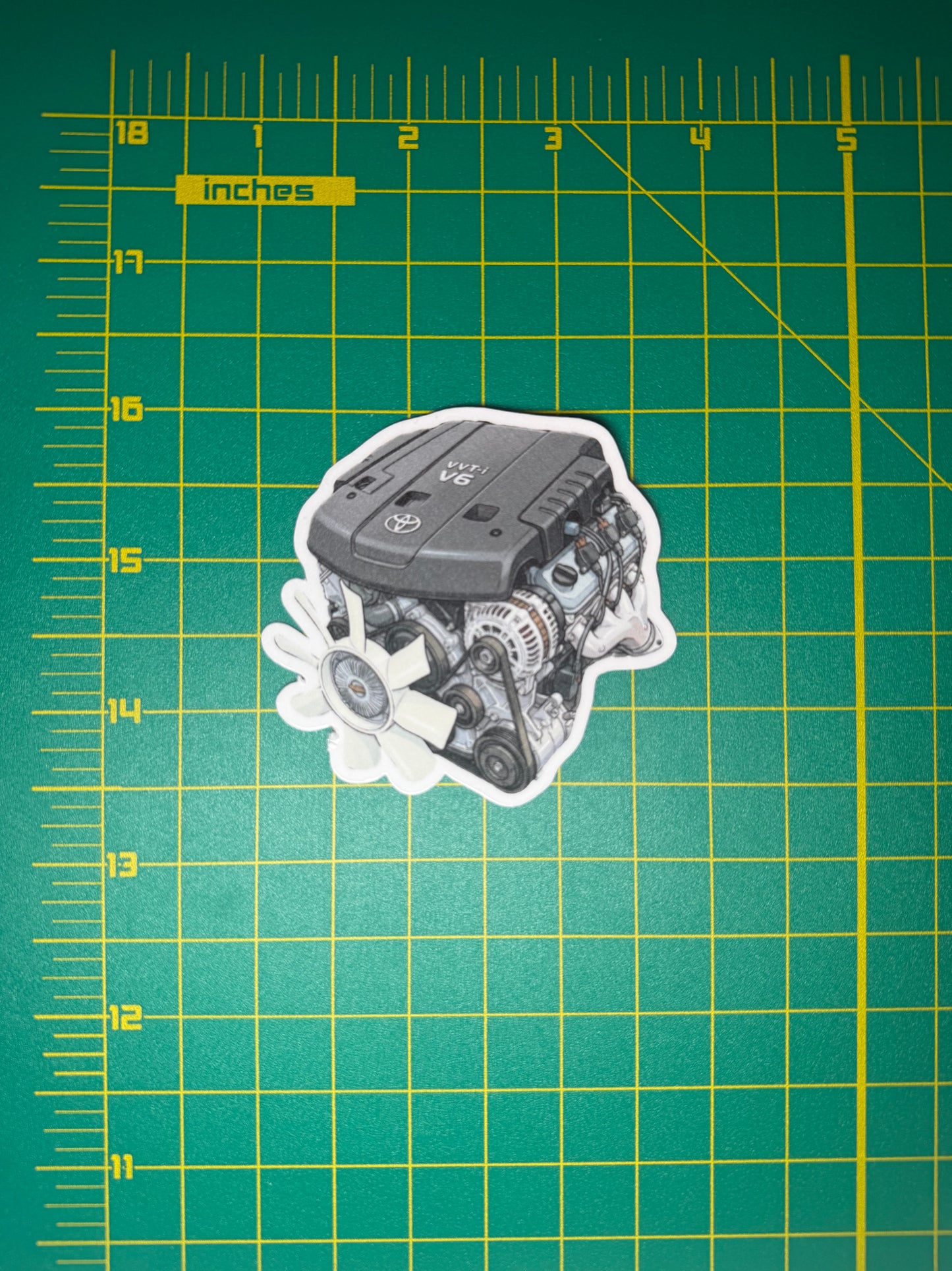 Toyota 1GR-FE 4.0L V6 Engine Sticker | Tacoma, 4Runner & FJ Cruiser Decal