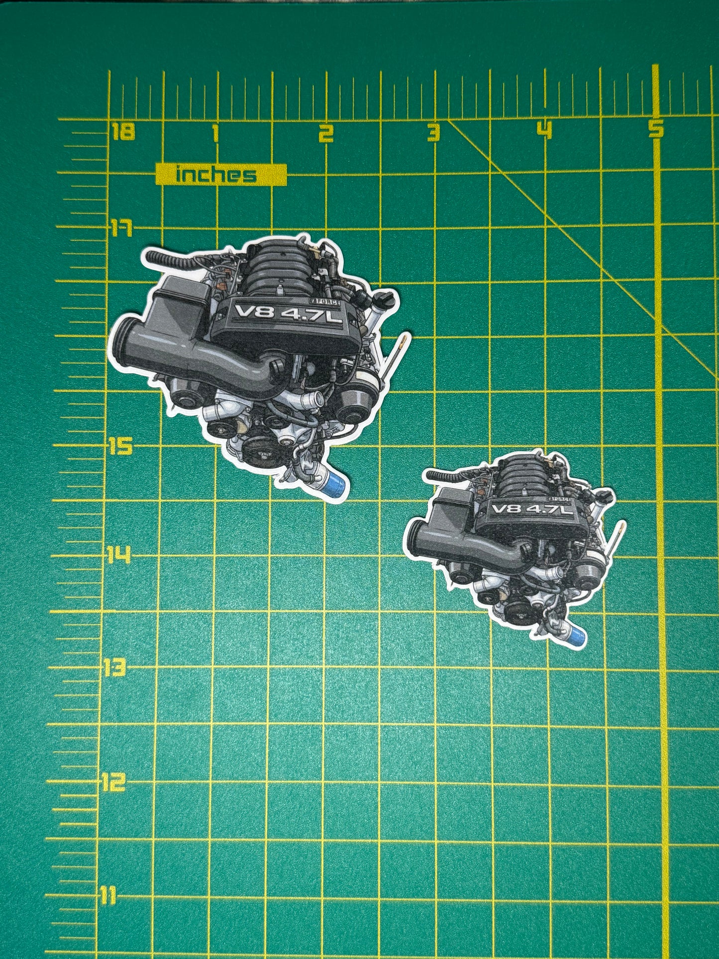 Toyota 2UZ-FE 4.7L V8 Engine Sticker | Tundra, Land Cruiser 100 & GX470 Decal