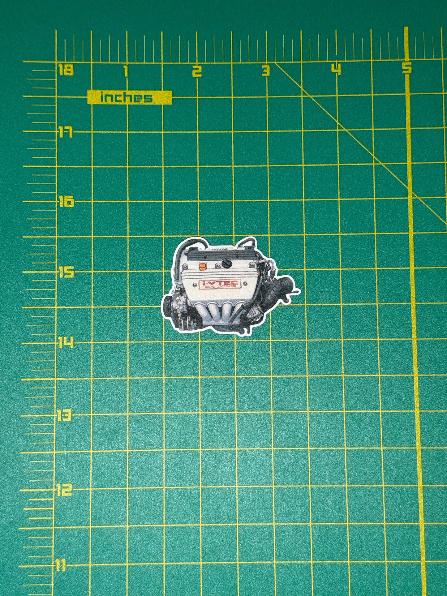 Honda K24A 2.4L i-VTEC Engine Sticker | Acura TSX (CL9) & K-Swap Decal