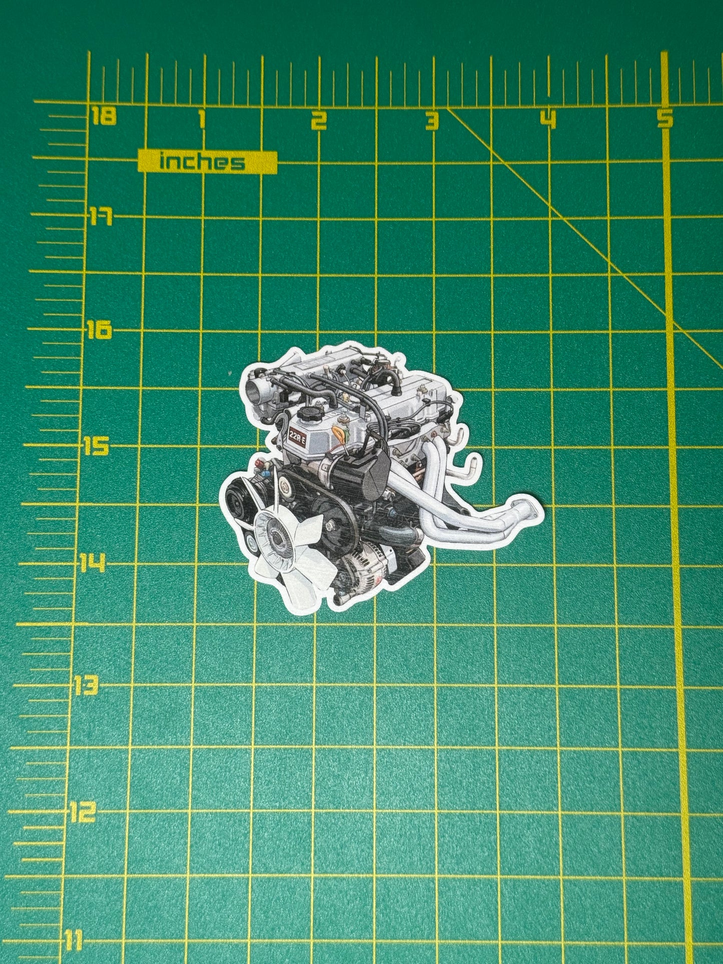 Toyota 22R-E "Bulletproof" Engine Sticker | Toyota Pickup, 4Runner & Hilux Decal
