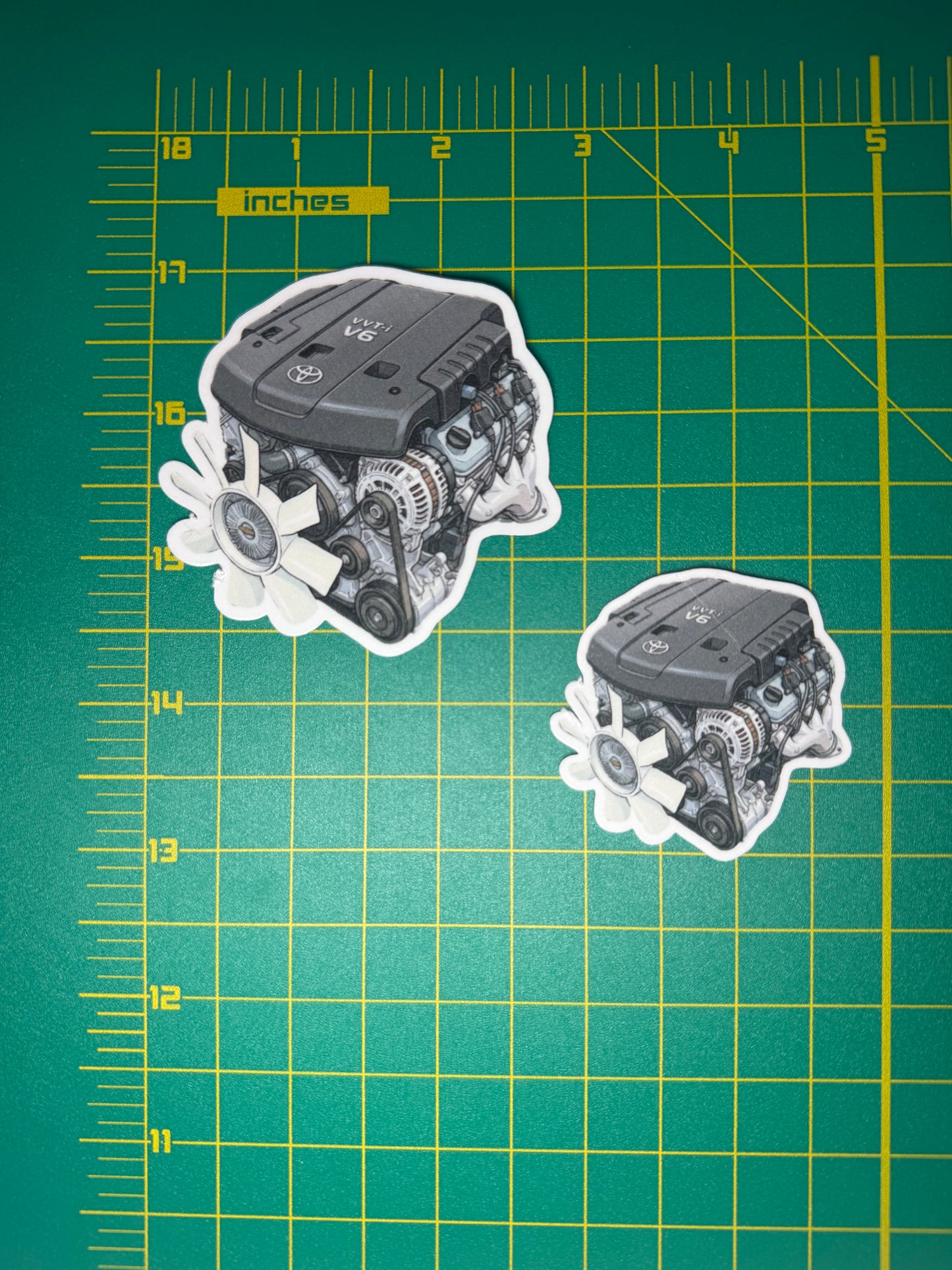 Toyota 1GR-FE 4.0L V6 Engine Sticker | Tacoma, 4Runner & FJ Cruiser Decal