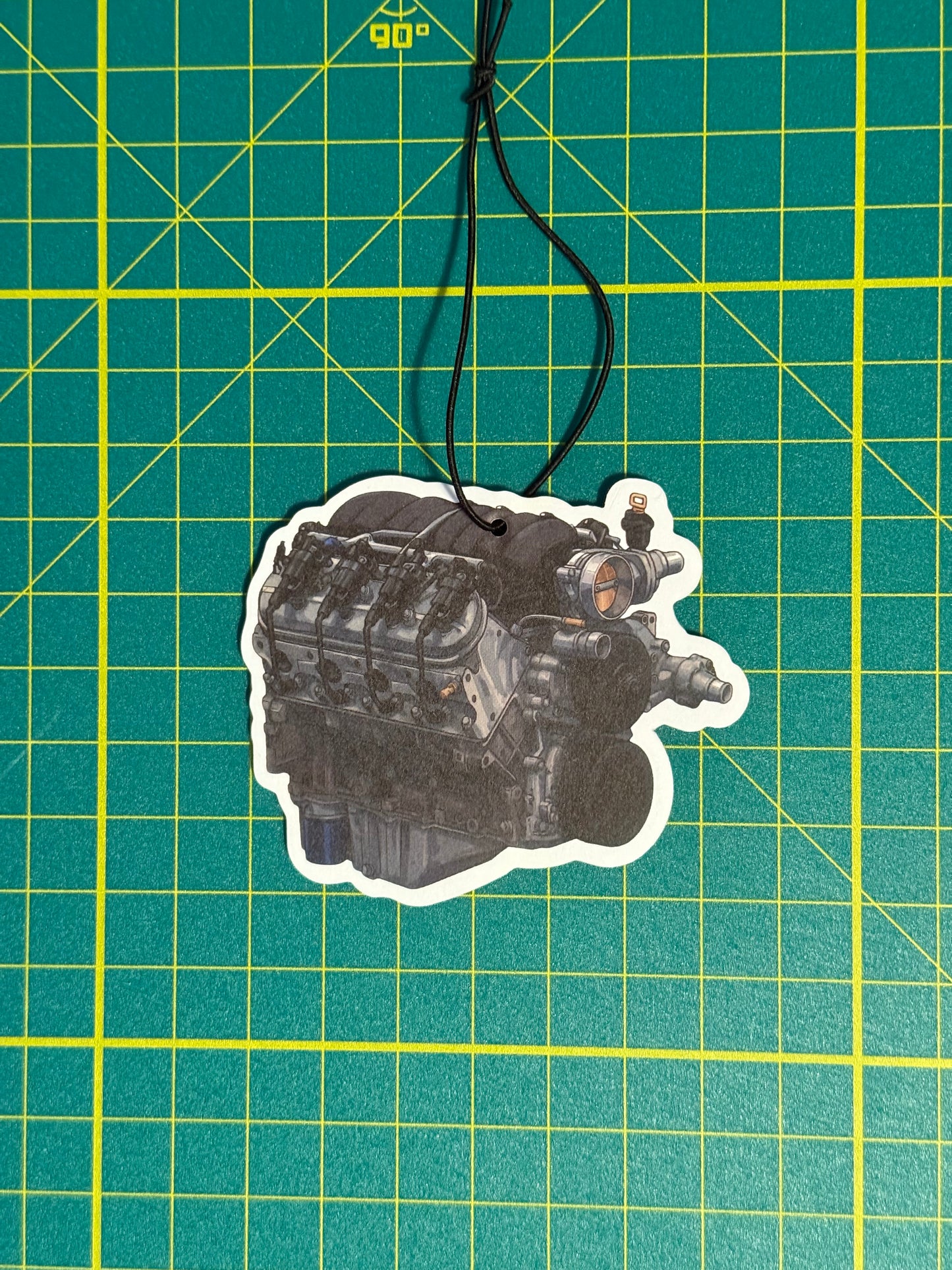Chevy LS3 V8 Engine Custom Air Freshener – New Car Scent