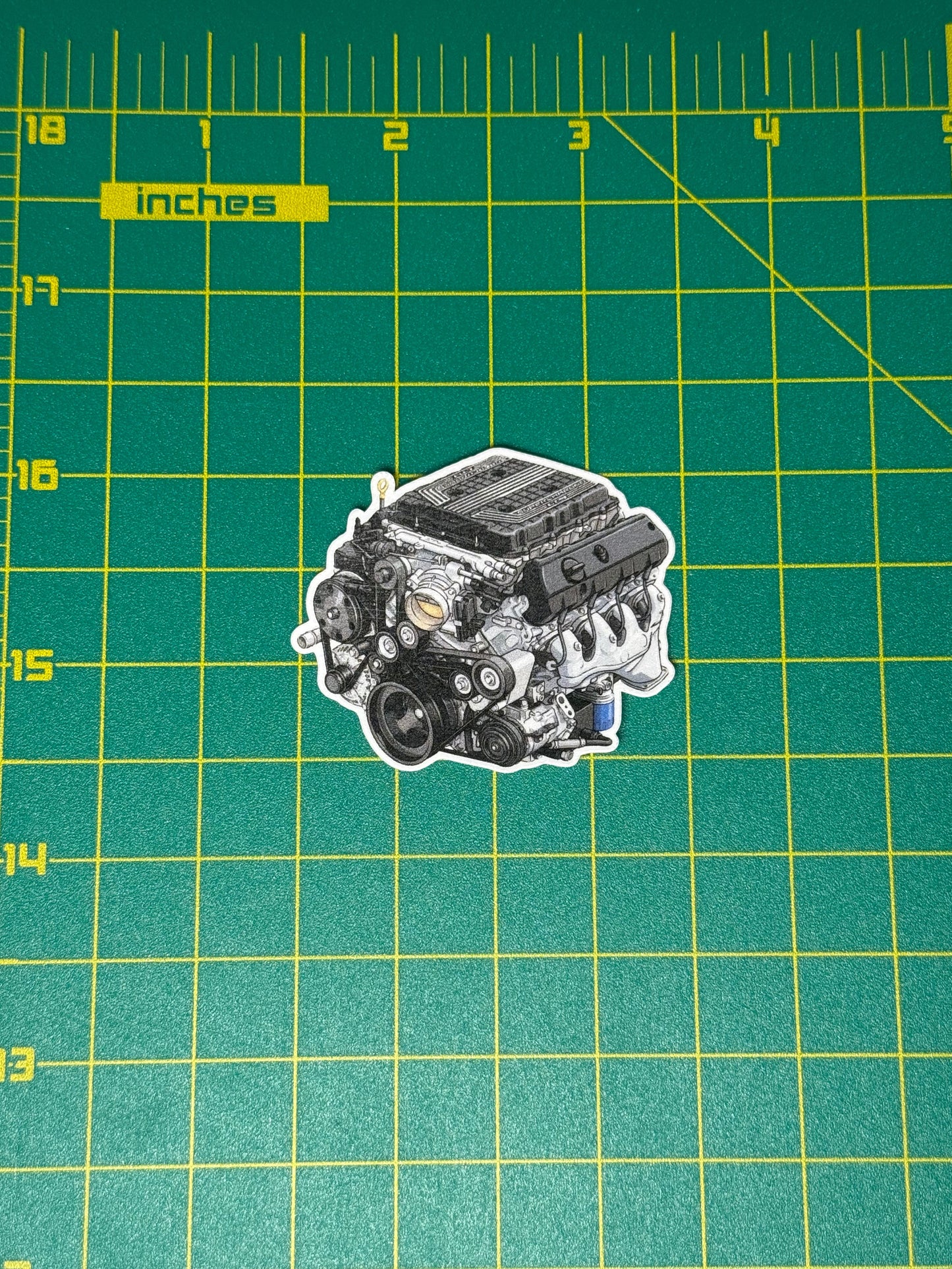 Chevrolet LT4 Supercharged 6.2L V8 Engine Sticker