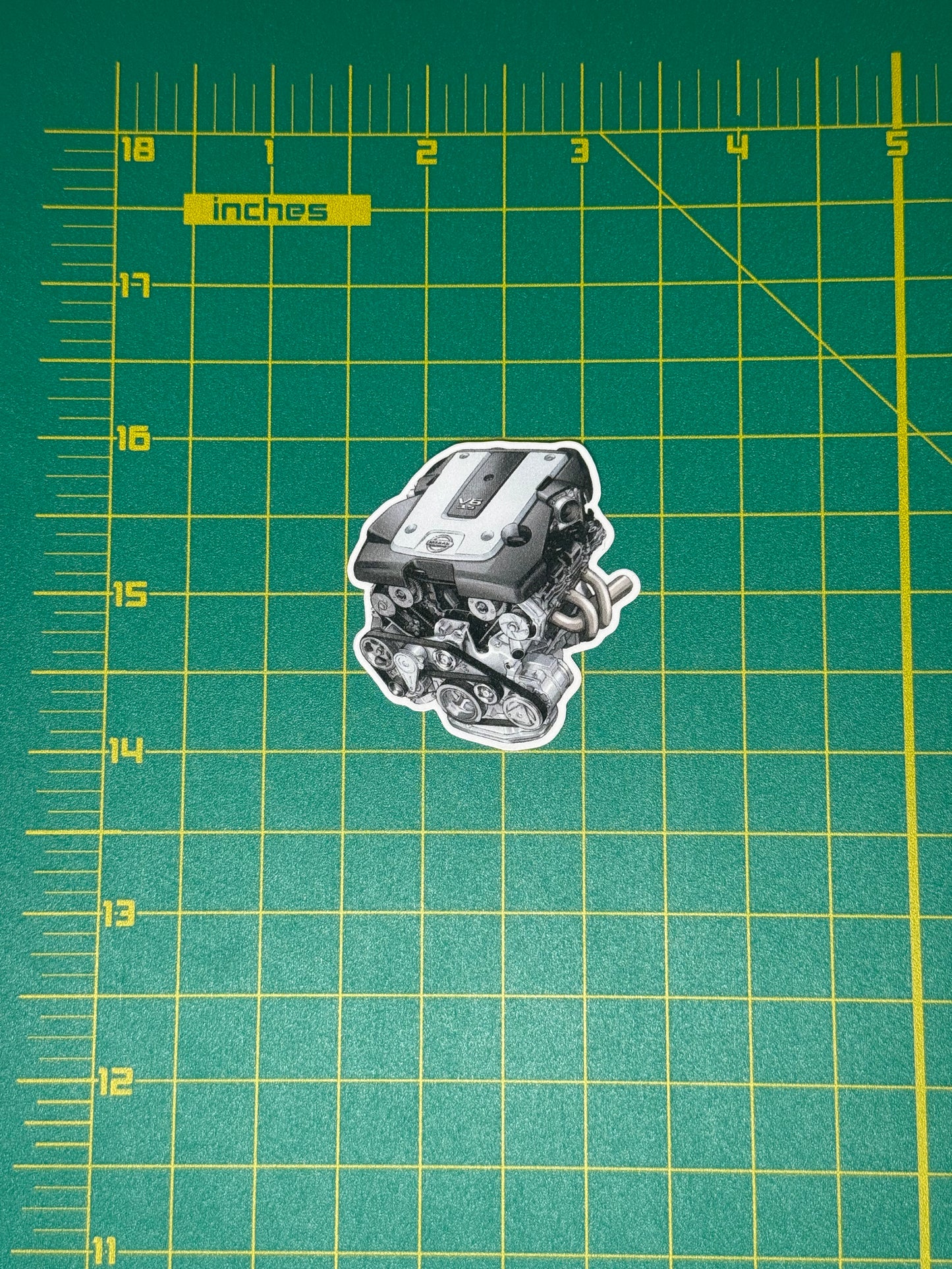 Nissan VQ35DE Engine Sticker | 350Z (Z33) & G35 (V35) Single Intake Decal