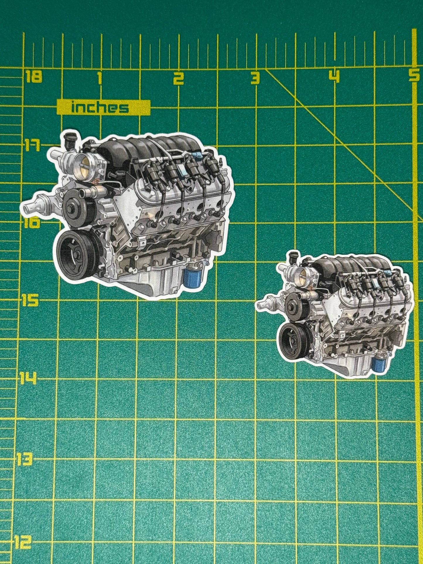 LS3 6.2L V8 Engine Sticker