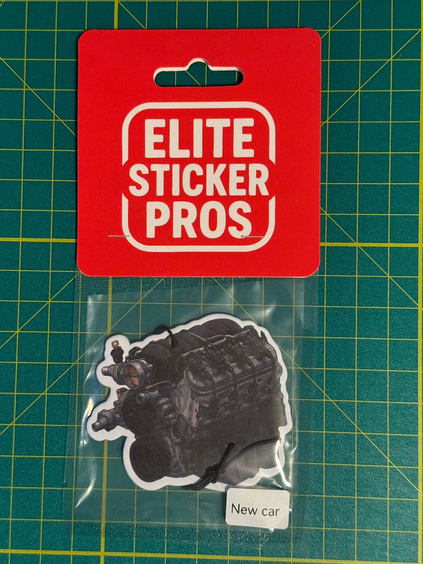 Chevy LS3 V8 Engine Custom Air Freshener – New Car Scent