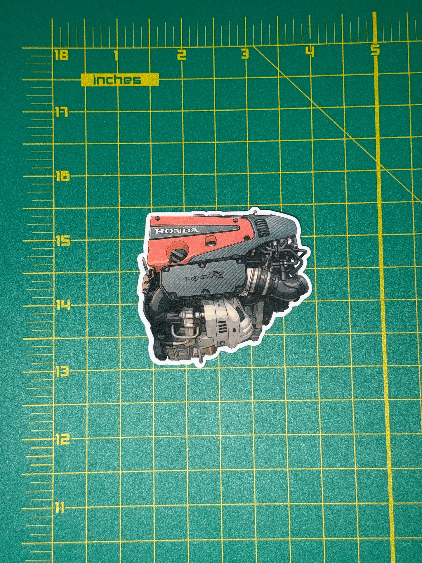Honda K20C1 Type R Engine Sticker | Civic FK8 & FL5 Turbo Decal