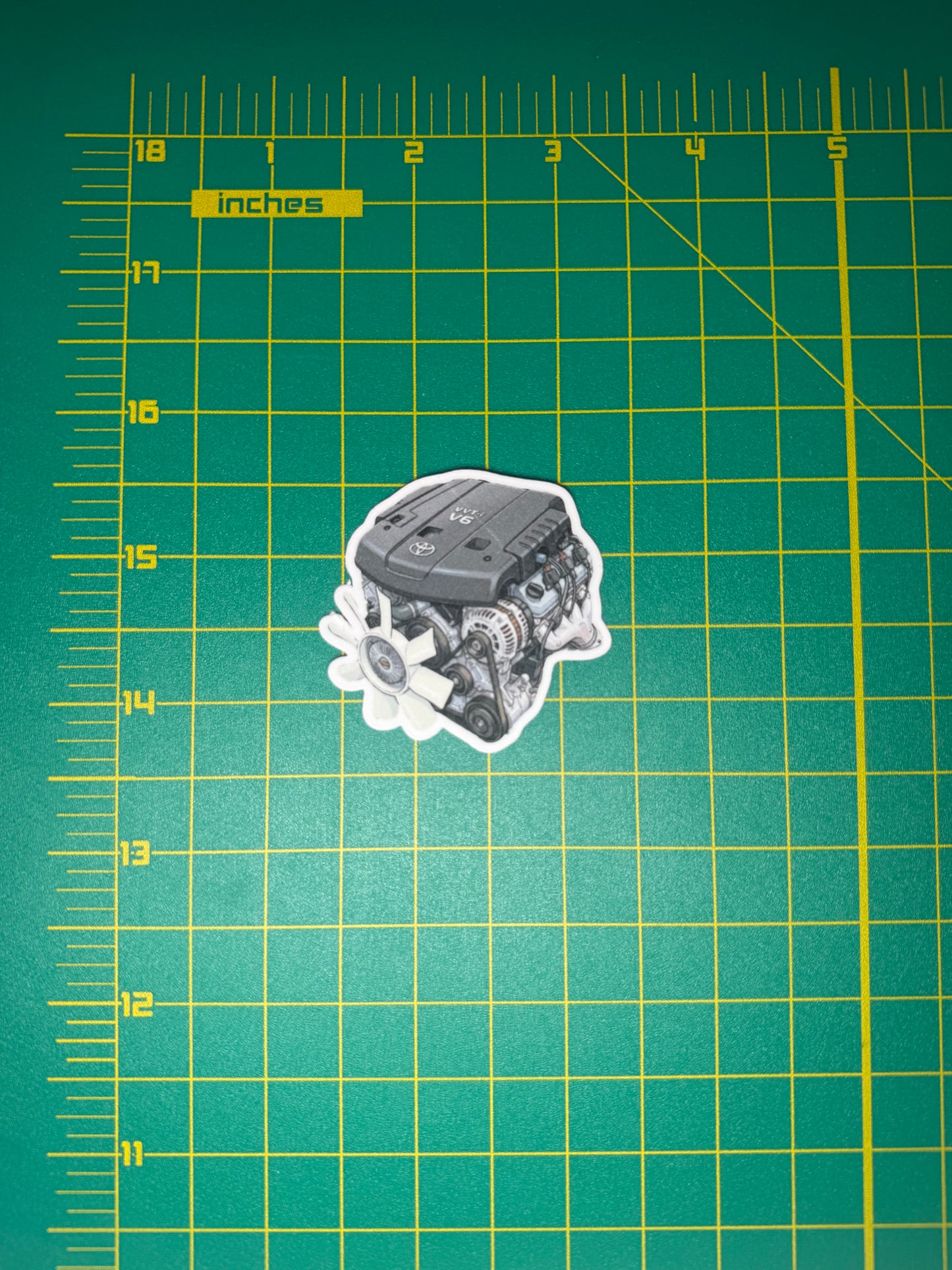 Toyota 1GR-FE 4.0L V6 Engine Sticker | Tacoma, 4Runner & FJ Cruiser Decal