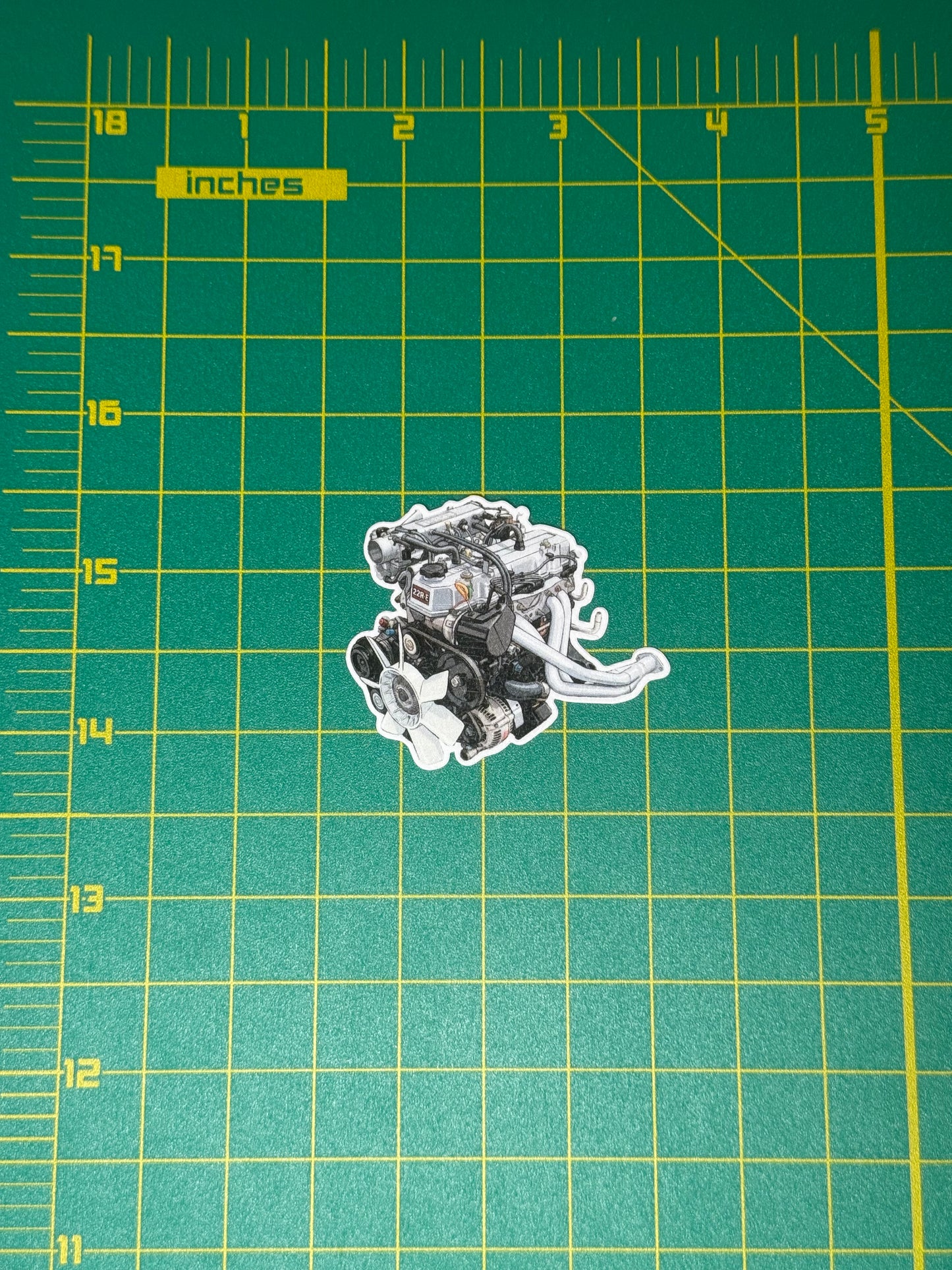 Toyota 22R-E "Bulletproof" Engine Sticker | Toyota Pickup, 4Runner & Hilux Decal