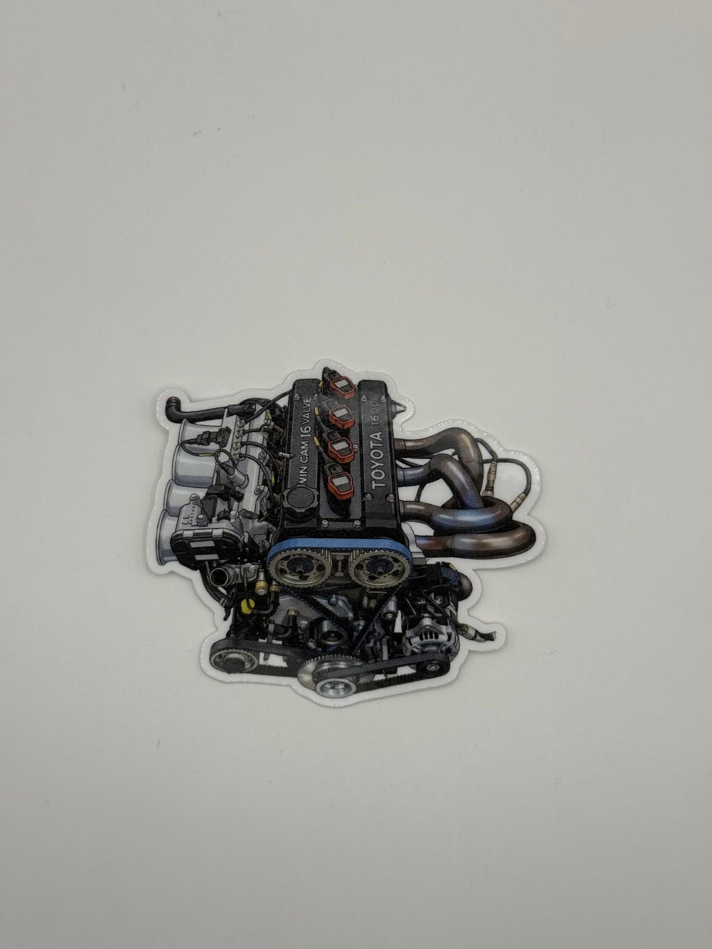 Toyota 4A-GE 16V Engine Sticker | AE86 Corolla GT-S & MR2 AW11 Decal