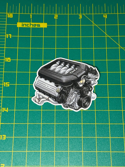 5.0L Coyote V8 Engine Sticker