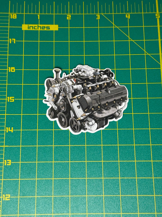 Ford 4.6L 2-Valve Modular V8 Engine Sticker