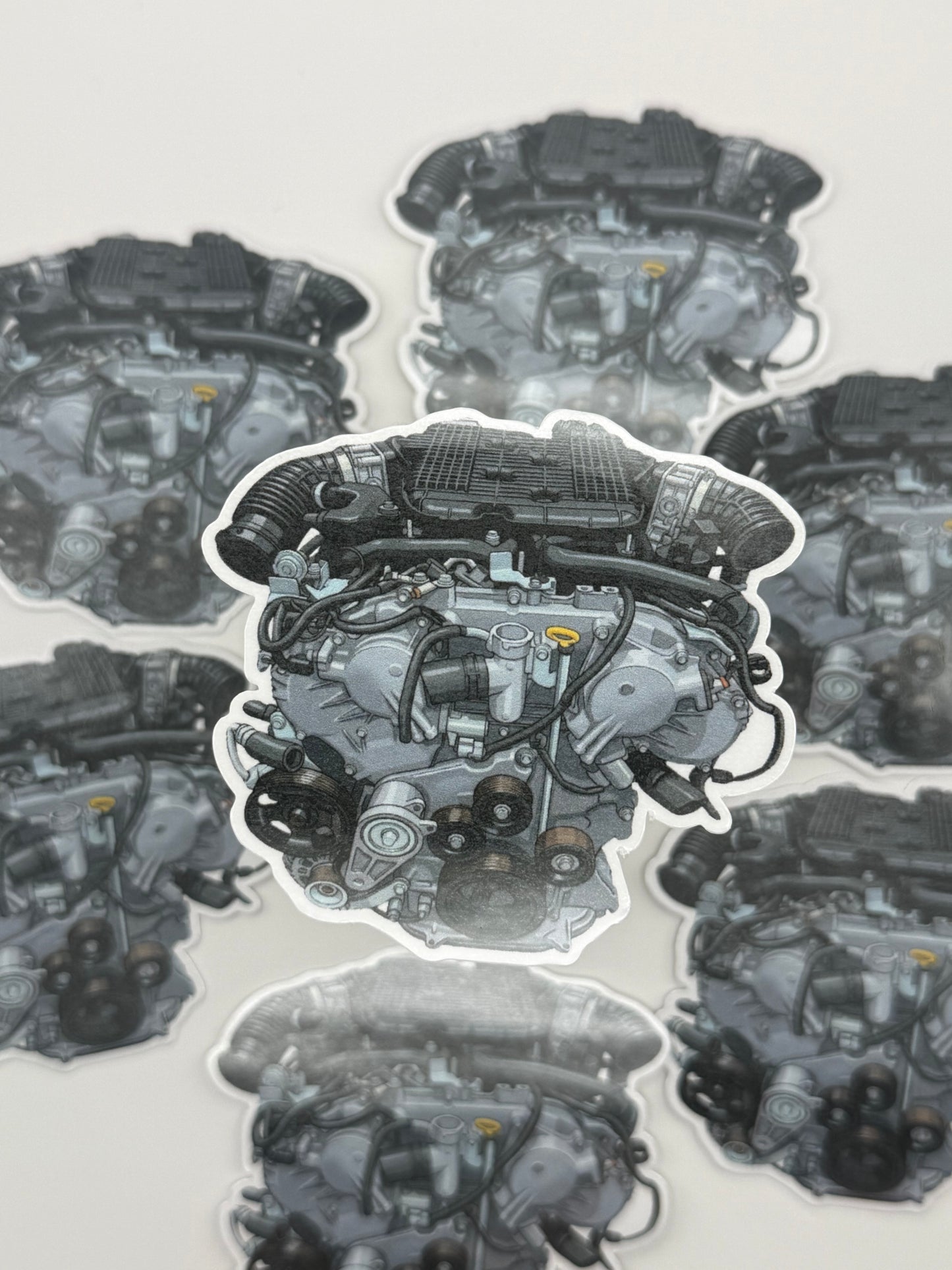 Nissan VQ35HR / VQ37VHR Engine Sticker | 350Z, 370Z & Infiniti G37 Dual Intake Decal